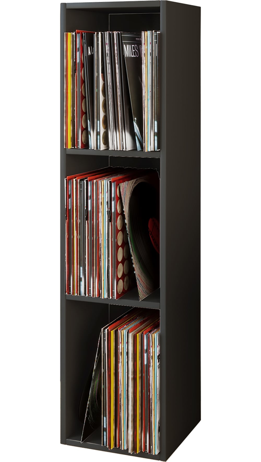 VCM Media-Regal »Holz Schallplatten LP Stand Regal Platto 3fach« 1 Stk. tlg.