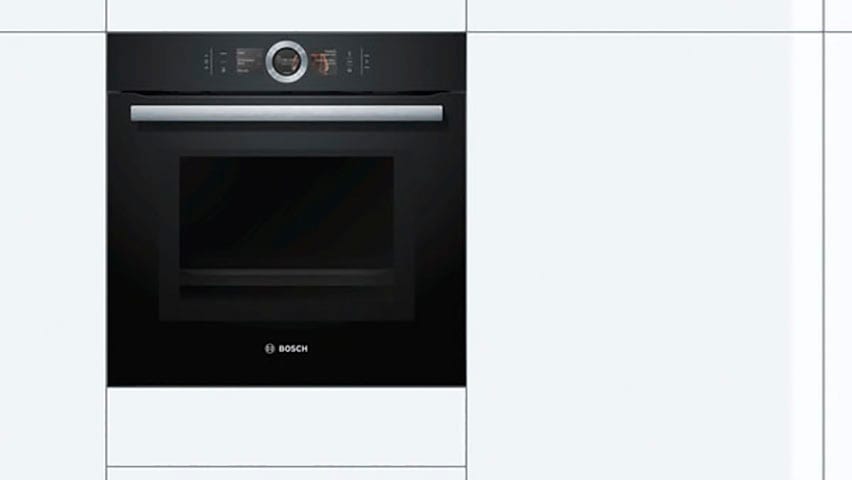 BOSCH Backofen mit Mikrowelle »HNG6764B6«, 8, HNG6764B6, mit 1-fach-Teleskopauszug, Pyrolyse-Selbstreinigung