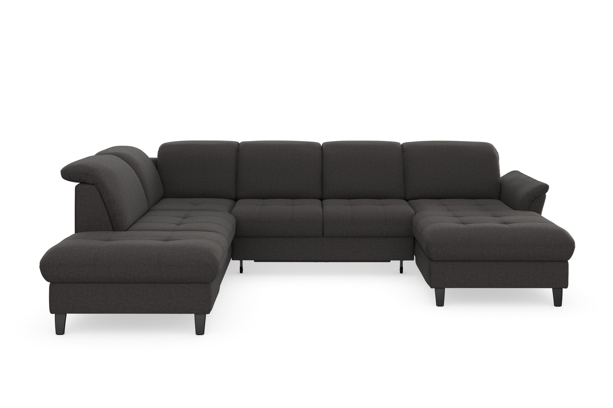 sit&more Wohnlandschaft »Maggiore U-Form«, wahlweise mit Kopfteilverstellung, Bettfunktion und Stauraum