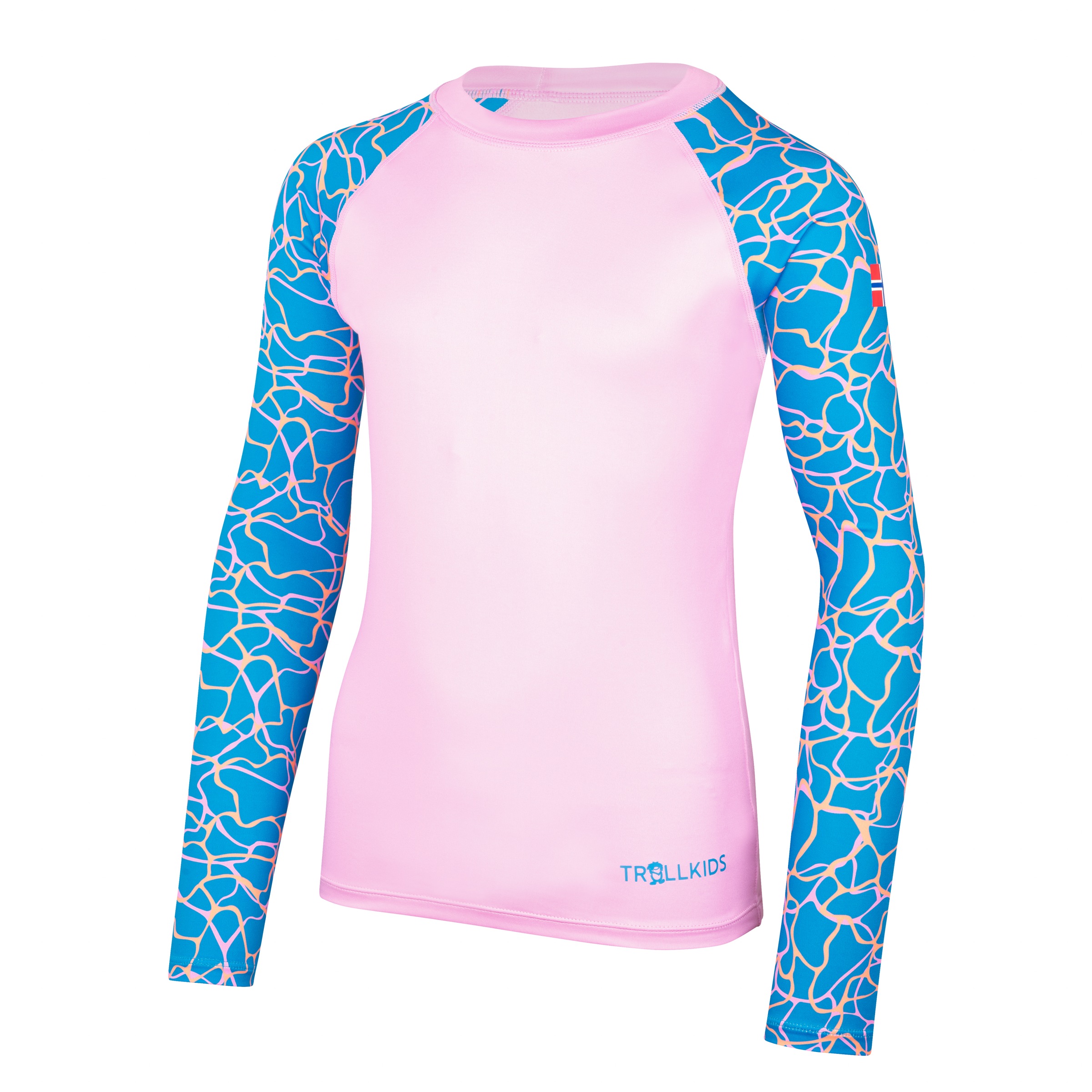 TROLLKIDS Longsleeve »GIRLS HAUKLAND SHIRT« körpernaher Schnitt, mit langen Ärmeln, mit Daumenlöchern