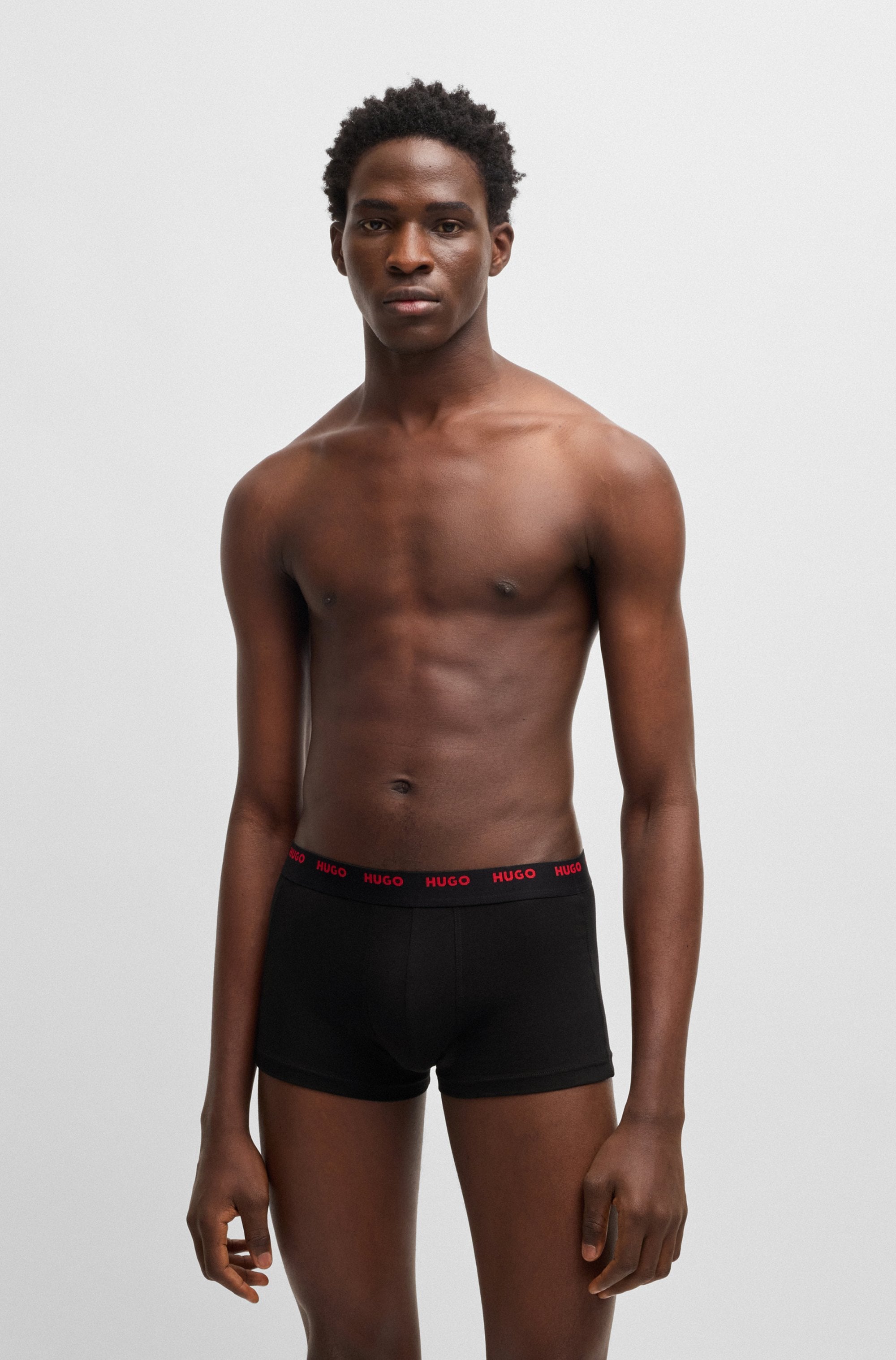 HUGO Underwear Trunk »FIVE PACK«, (Packung, 5 St., 5er-Pack), mit HUGO Schriftzug