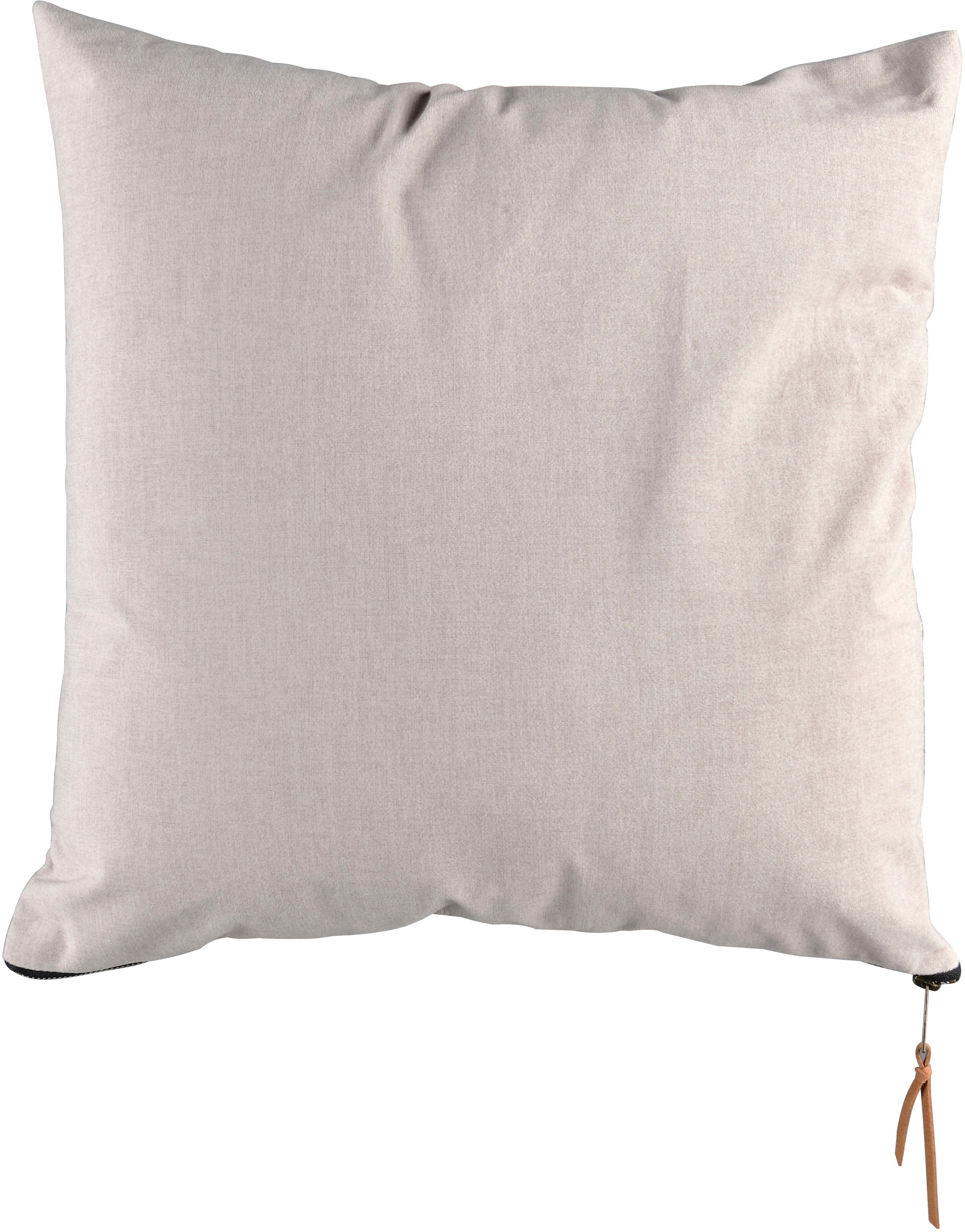 MIRRORS AND MORE Dekokissen »NED« unifarben, Dekokissen mit Füllung