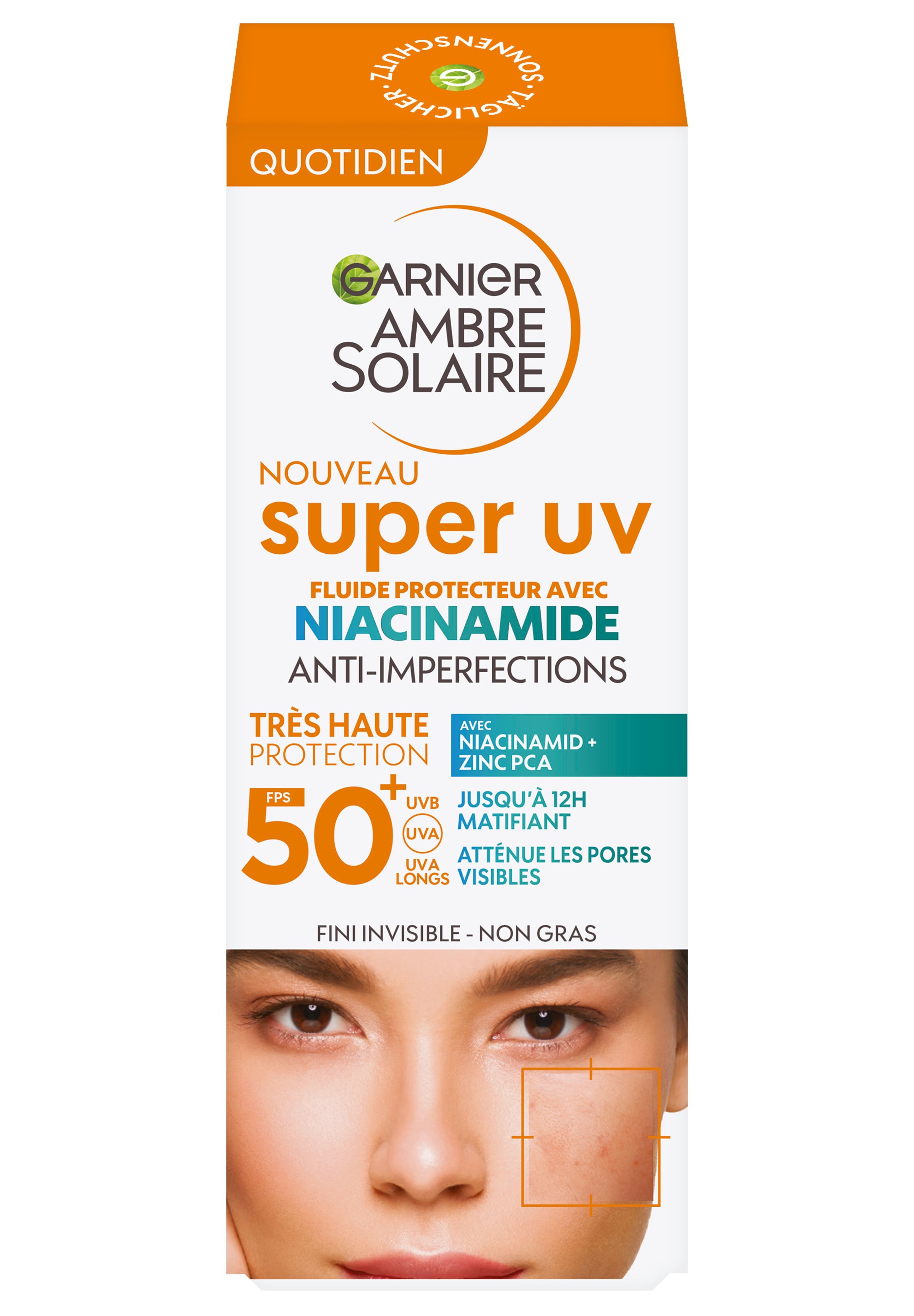 GARNIER Sonnenschutzfluid »GARNIER AMBRE SOLAIRE SUPER UV«