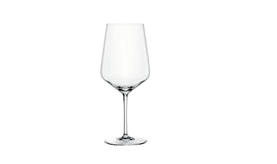 Rotweinglas »Style«, (Set, 4 tlg., Set bestehend aus 4 Gläsern), 630 ml, 4-teilig