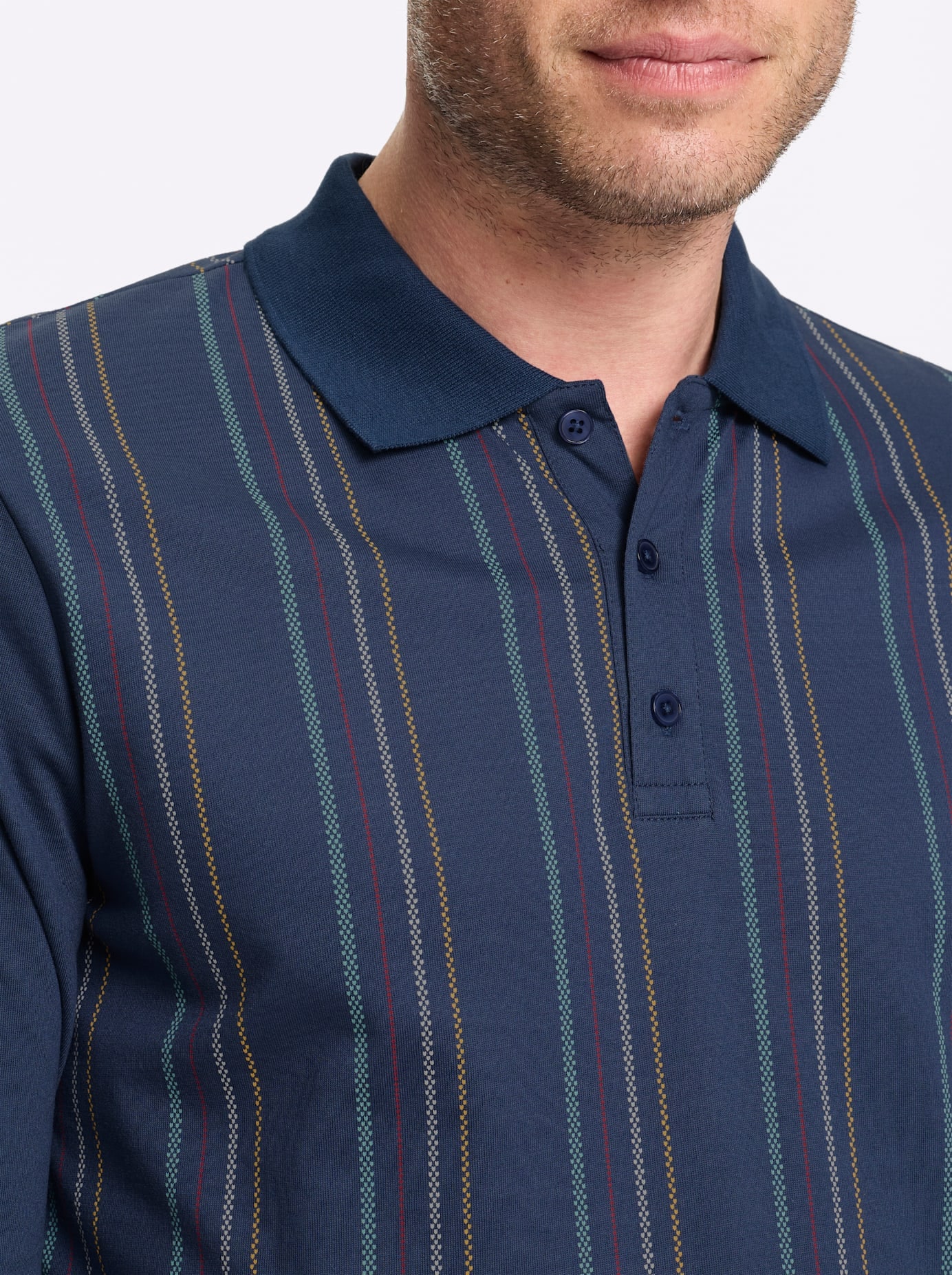 Marco Donati Poloshirt »Langarm-Shirt« 1