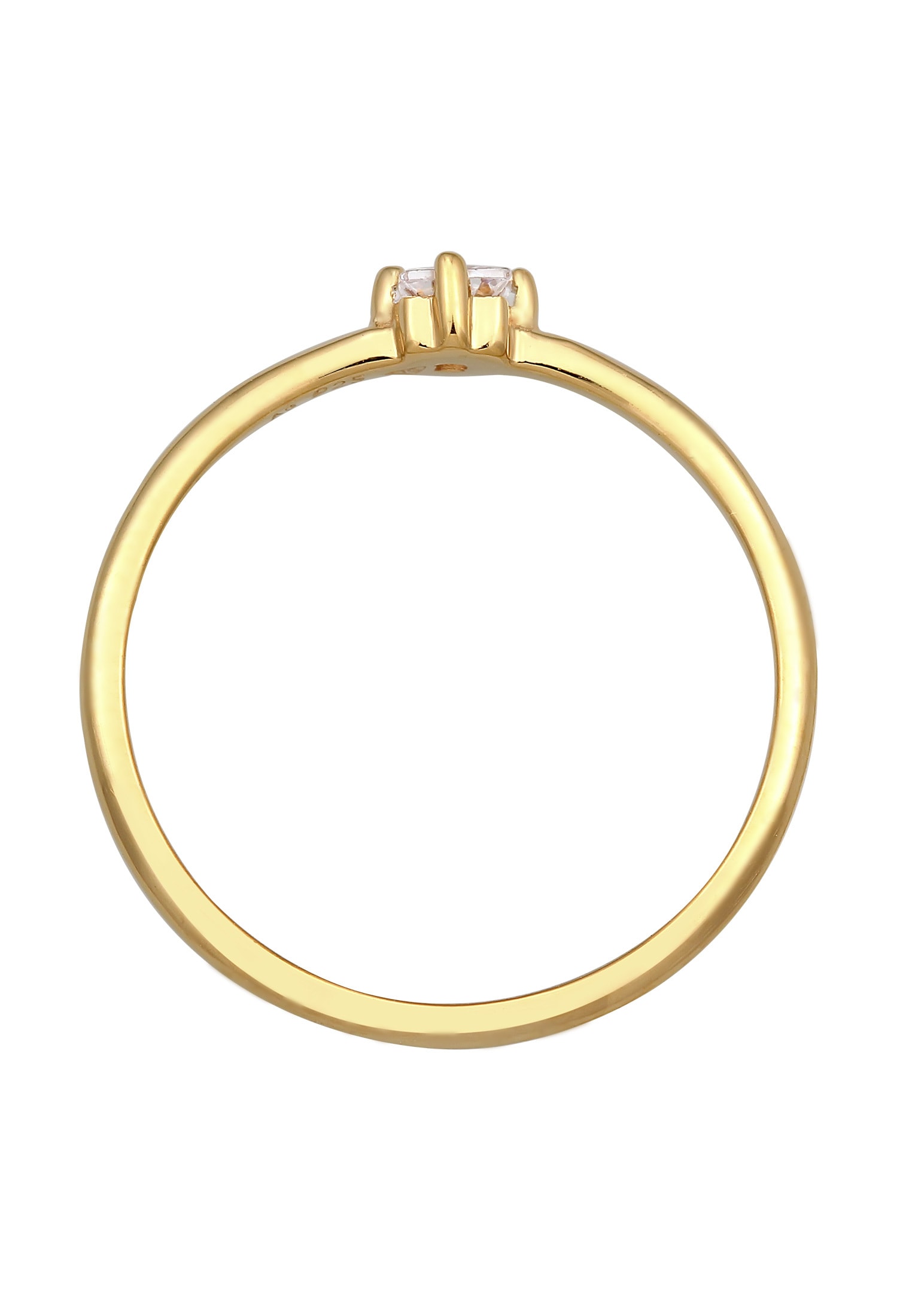 Elli Verlobungsring »Ring Zirkonia Solitär 925 Silber«