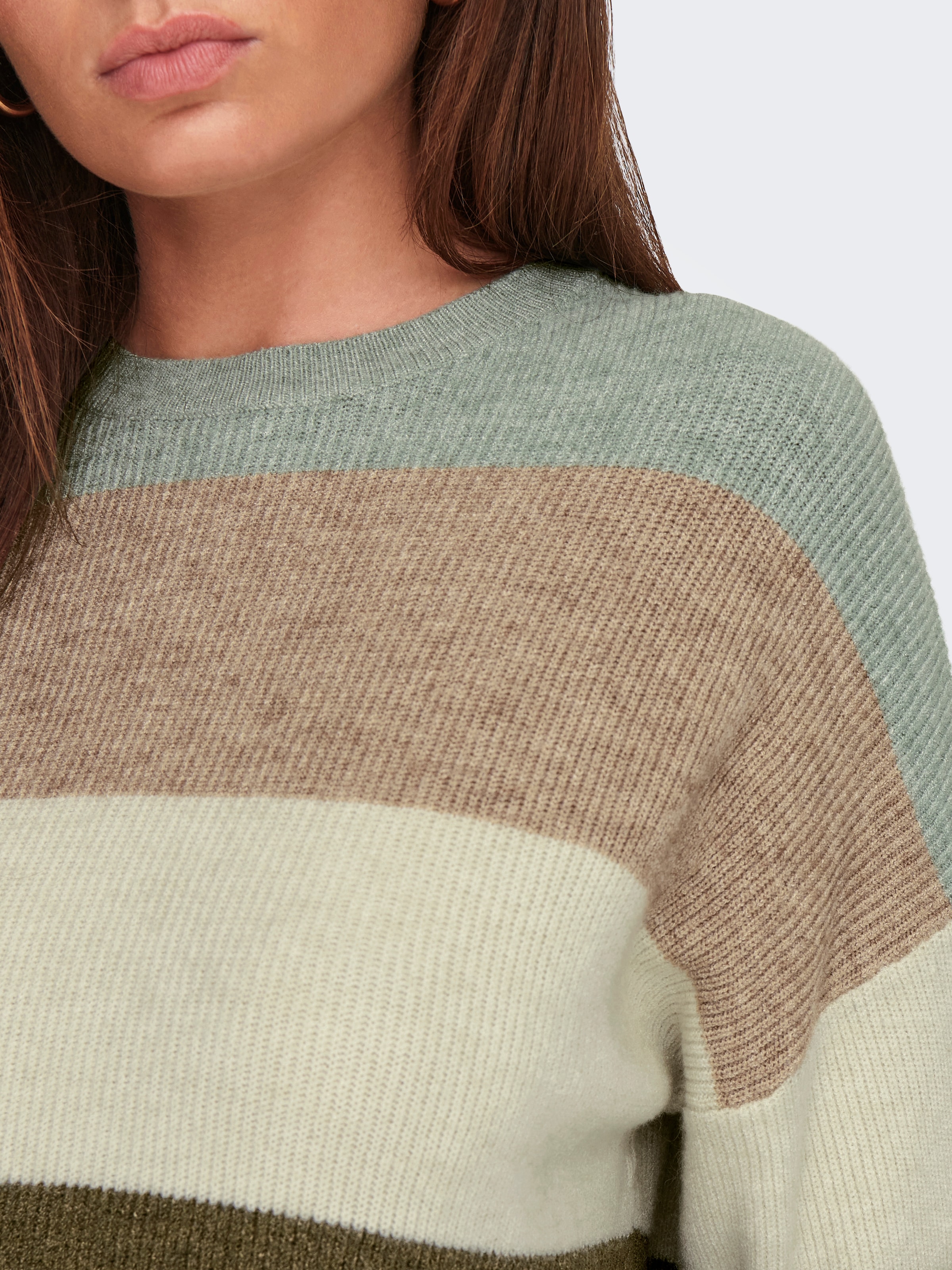 ONLY Strickpullover »ONLATIA L/S STRIPE PULLOVER KNT NOOS«