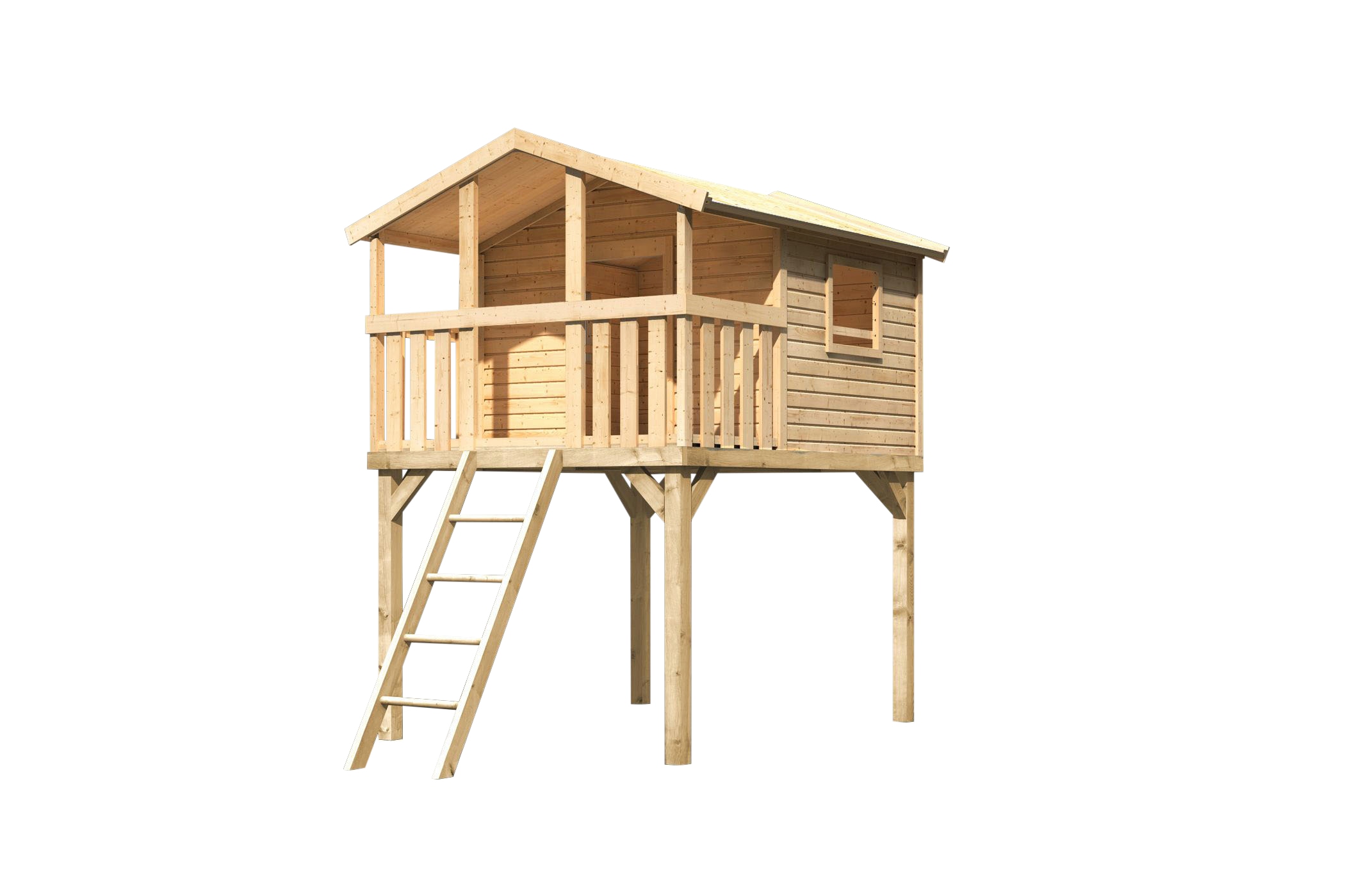 AKUBI Spielturm »Unfug« BxTxH: 155x198x309 cm