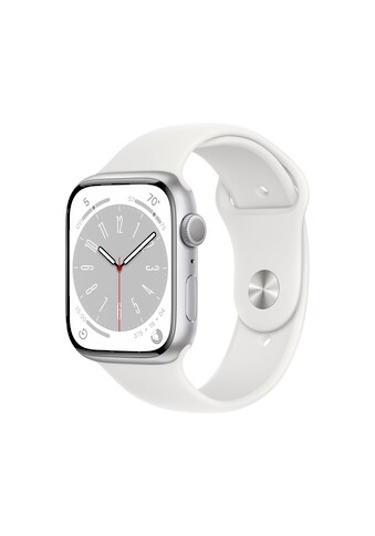 Apple Smartwatch »Series 8, GPS, Aluminium-Gehäuse, 45 mm mit Sportarmband«, (Watch OS) kaufen