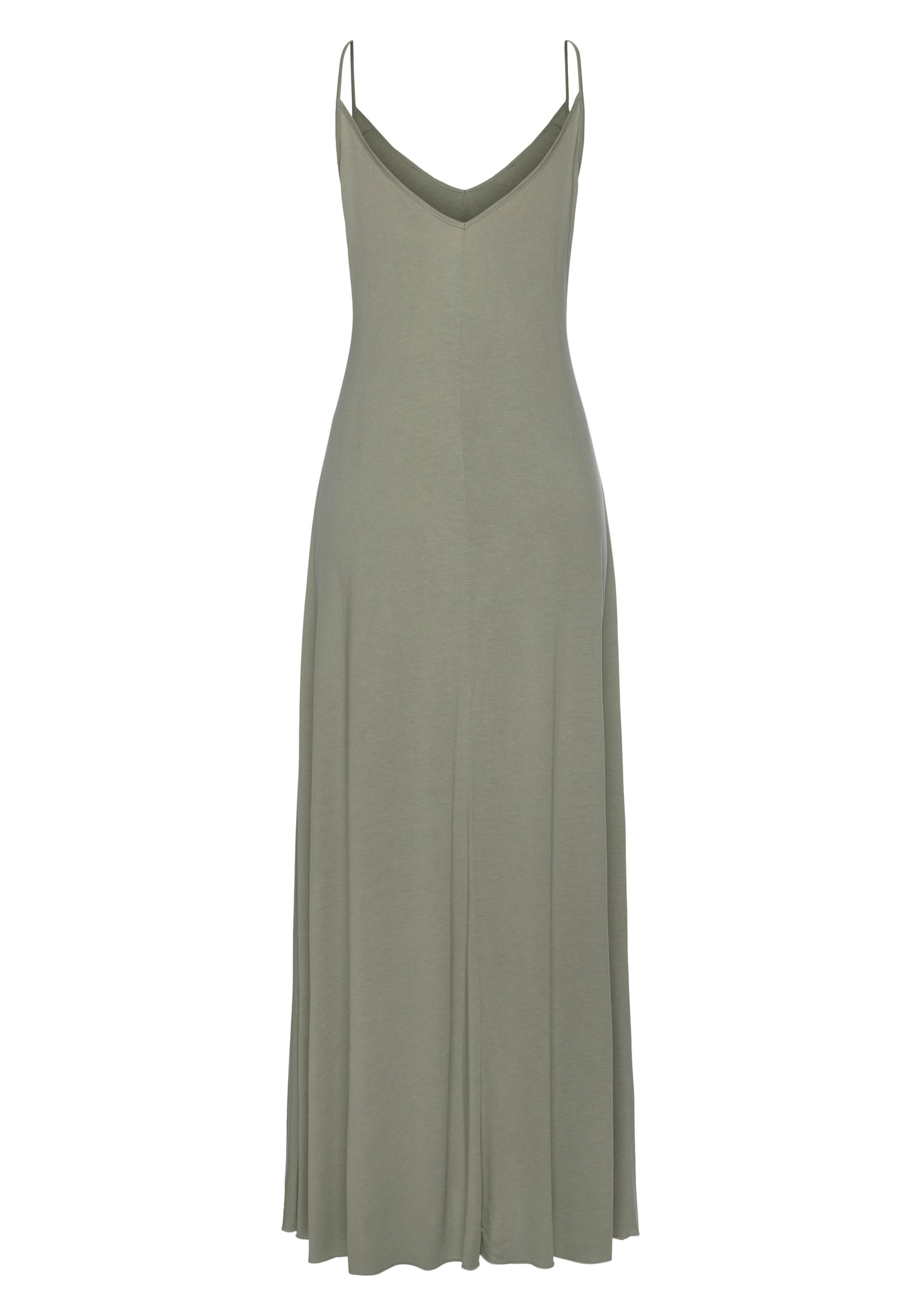 Buffalo Maxikleid, aus Jersey in weiter Form, leichtes Sommerkleid, Strandkleid, Basic