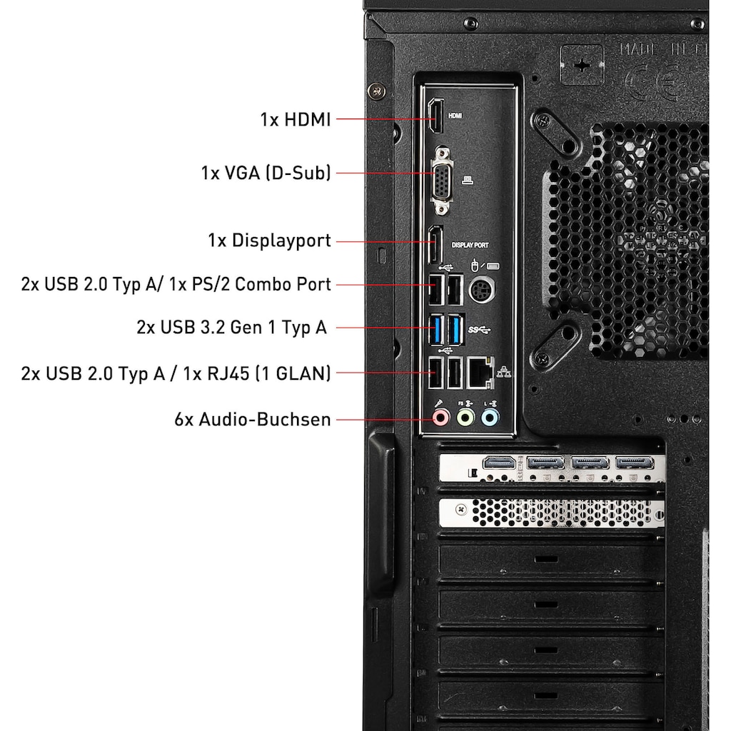 MSI Gaming-PC »MAG Codex 5 11TC-654DE«