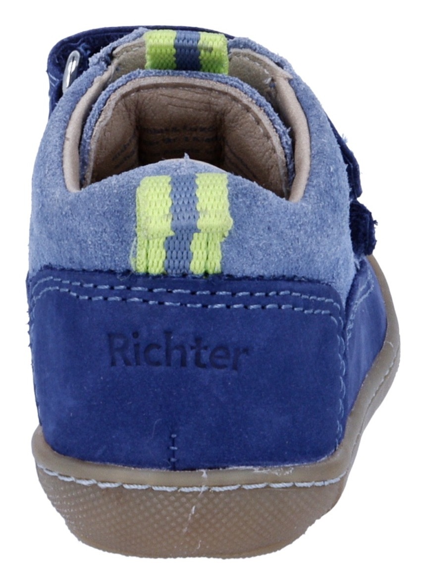 Richter Lauflernschuh »Maxi WMS: mittel«, Kindergartenschuh im coolen Materialmix, Größenschablone zum Download