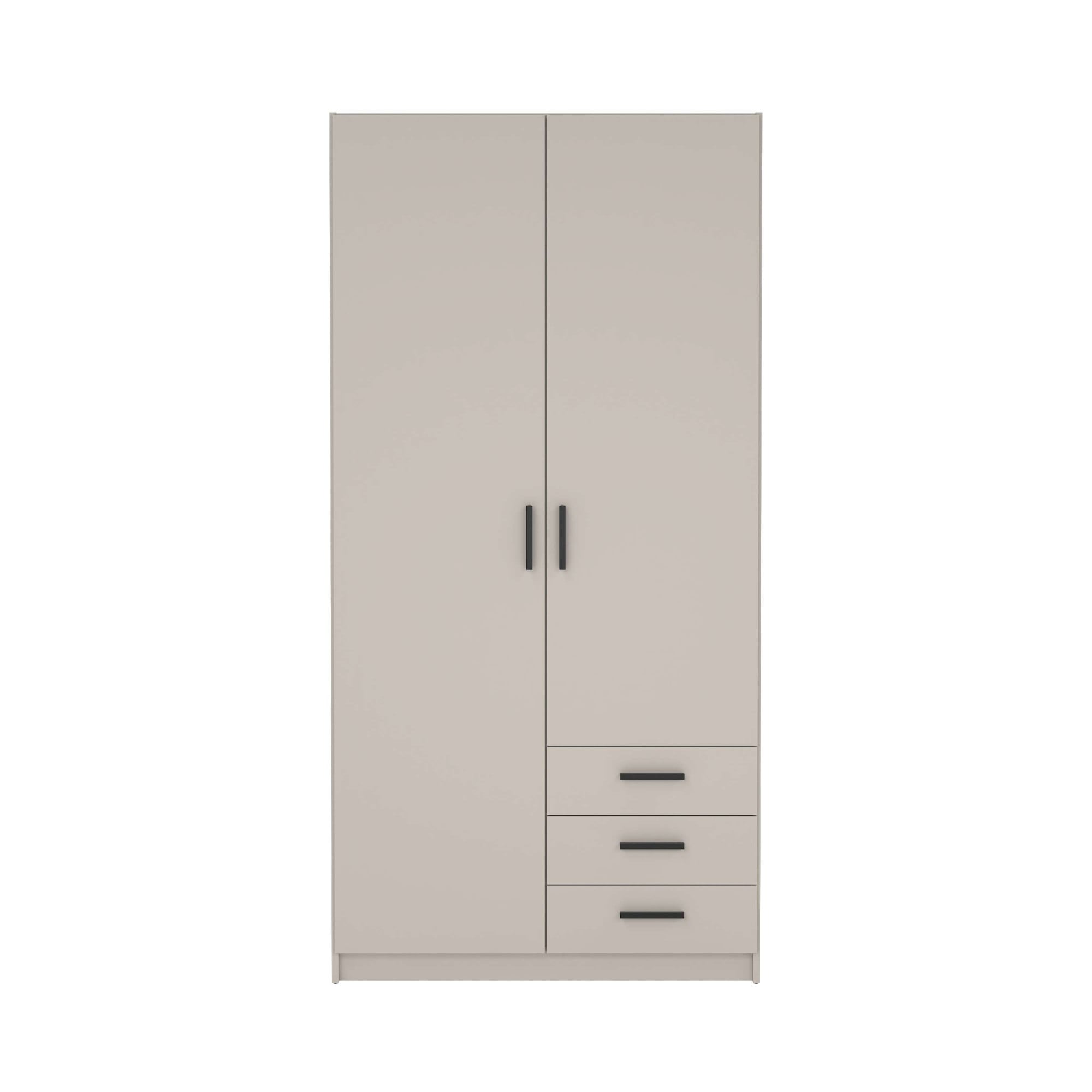 Home affaire Kleiderschrank »Sprint, viel Stauraum, robuste Qualität, 3 Breiten 98, 147, 195 cm« Breite 98,5/147 oder 195,5 cm, je mit Einlegeböden und Kleiderstange
