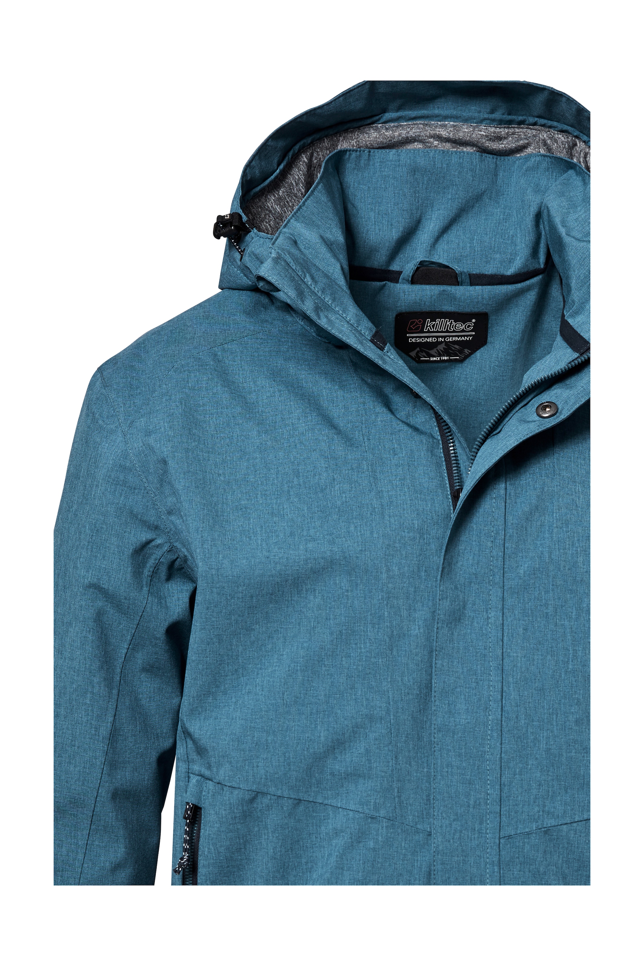Killtec Outdoorjacke »KOS 53 MN JCKT«, Funktionsjacke: Wind- und wasserdicht, atmungsaktiv, Kapuze abnehmbar
