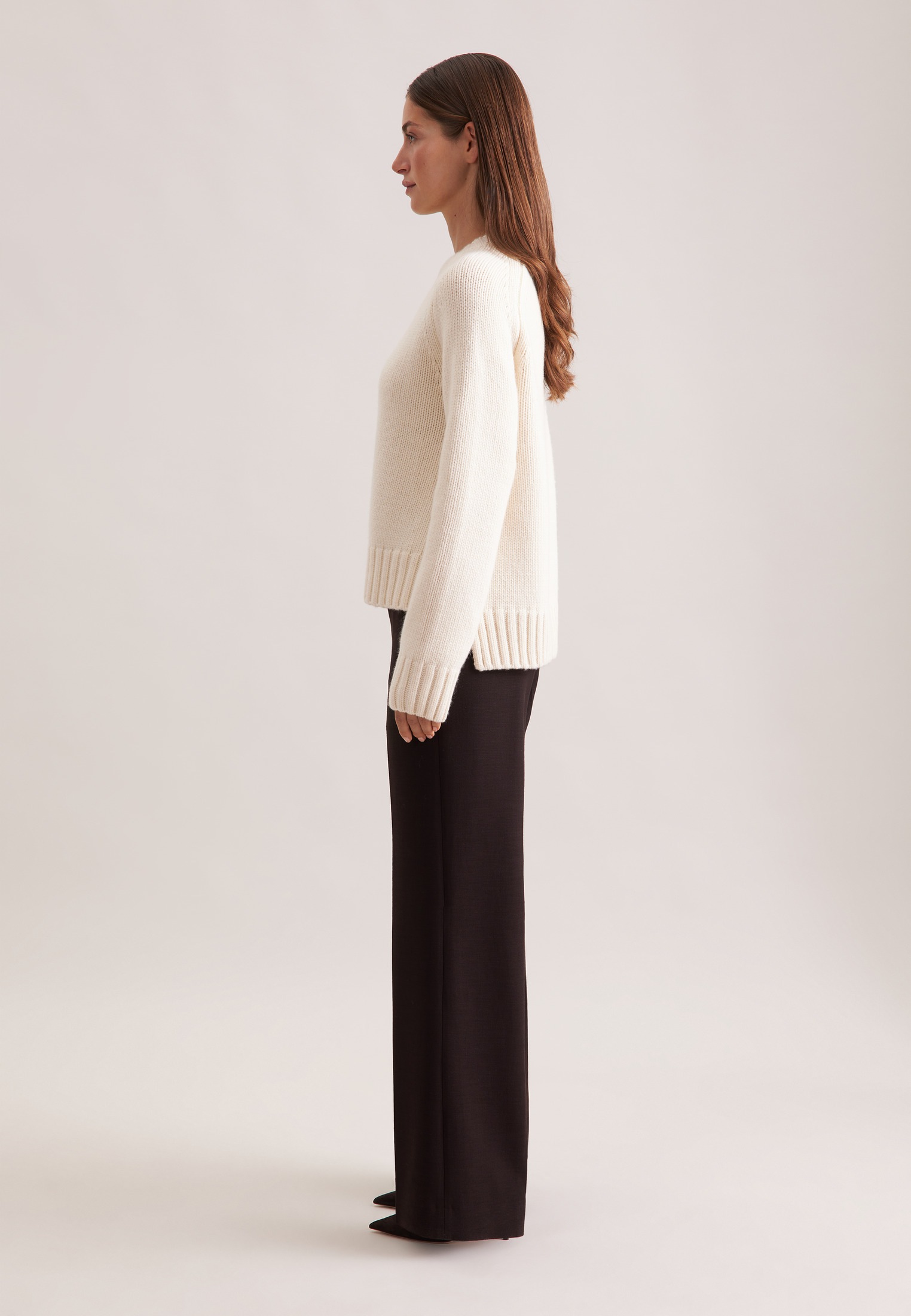 seidensticker Strickpullover 1/1 Rundhals Uni