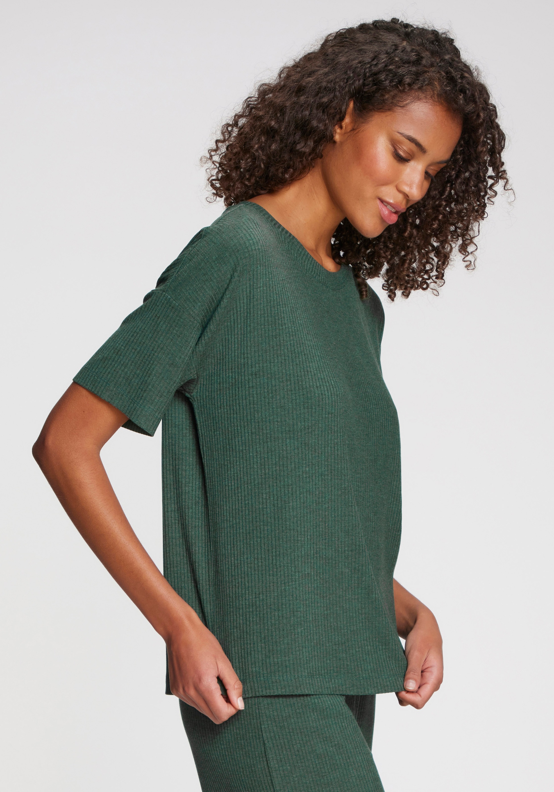 s.Oliver T-Shirt, Aus weicher Rippqualität