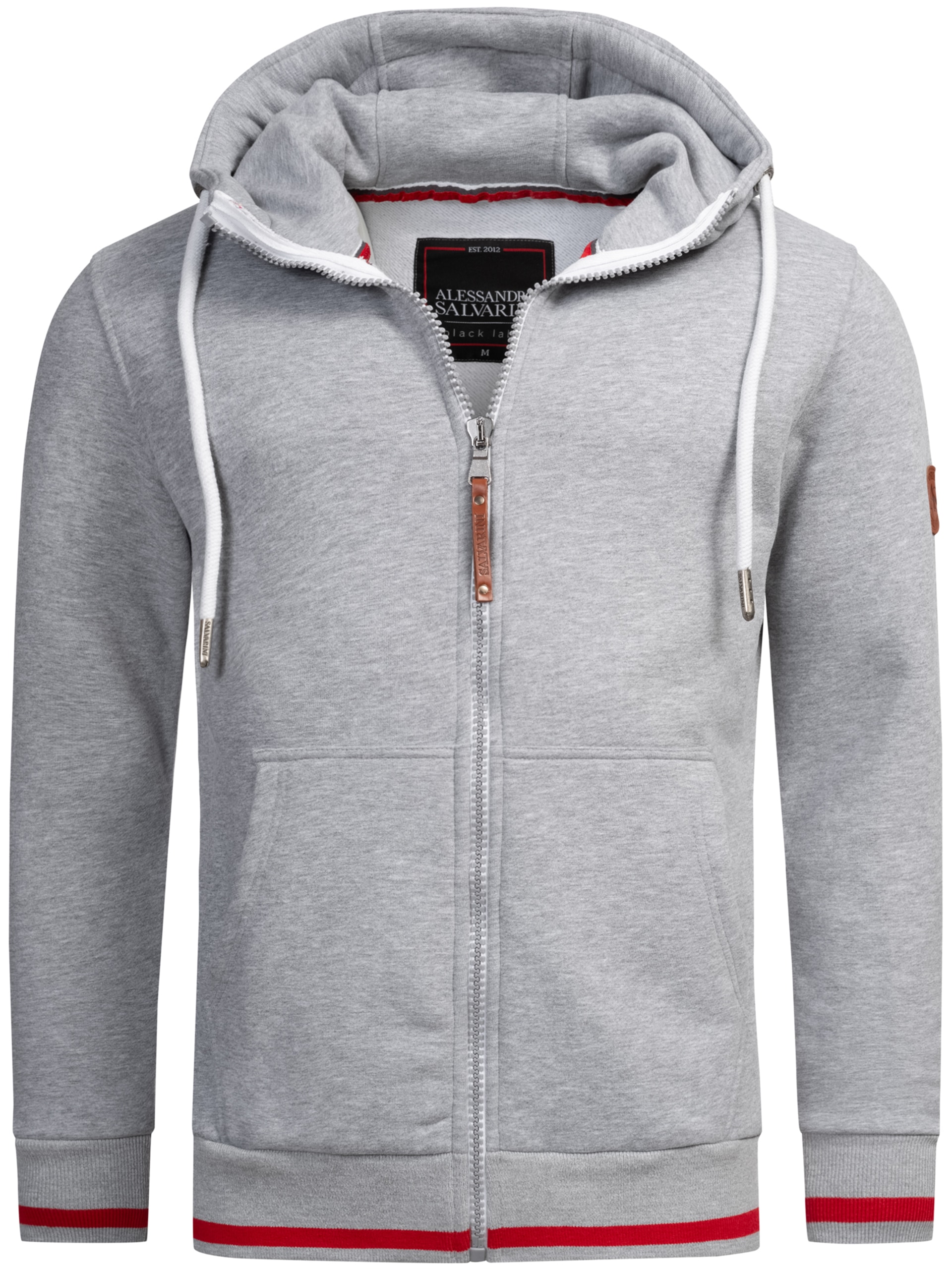 Alessandro Salvarini Sweatjacke »Alessandro Salvarini Herren Hoodie AS310«