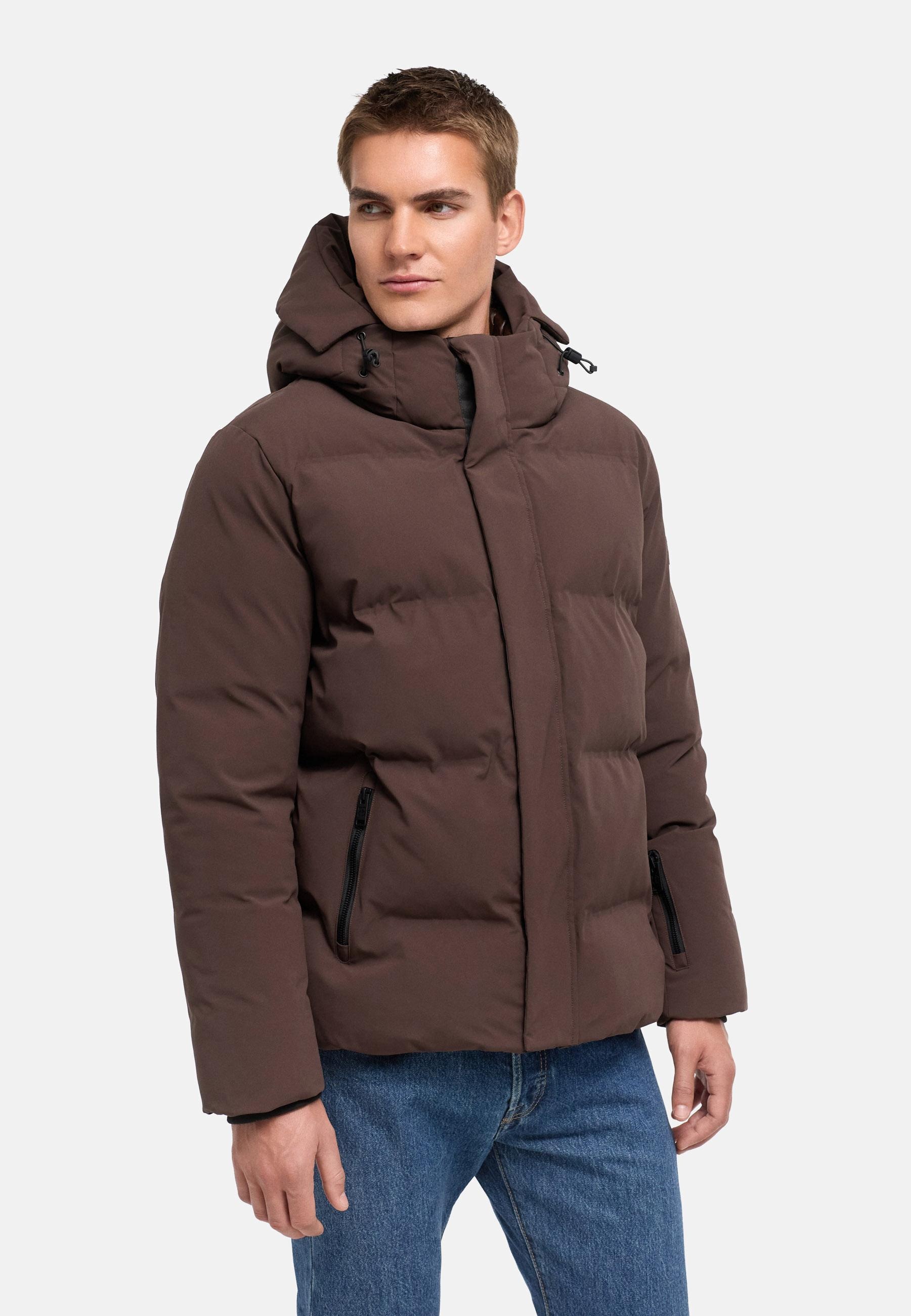 Stone Harbour Winterjacke »Winterjacke Nerioo XX« mit Kapuze Herren Jacke im Stepp-Materialmix mit Kapuze