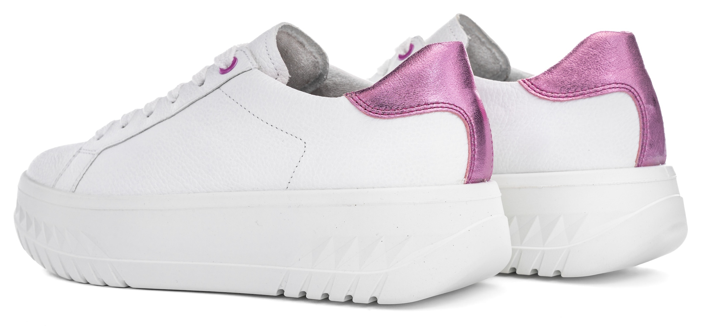 Ara Plateausneaker »MONACO«, Plateausneaker, Schnürschuh im Metallic Look, H-Weite