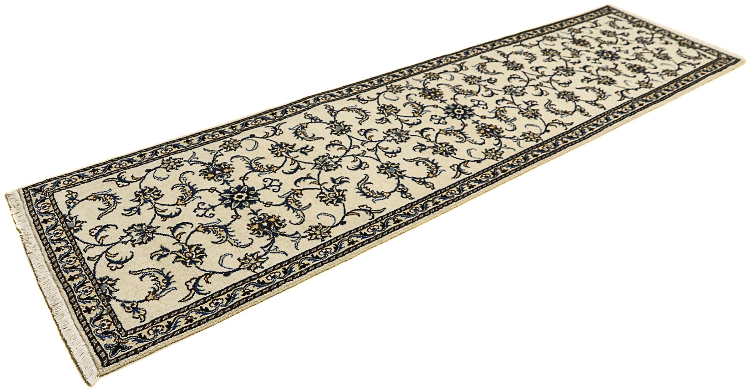 Orientteppich »Perser - Nain - 296 x 79 cm - beige«, rechteckig, Wohnzimmer,...