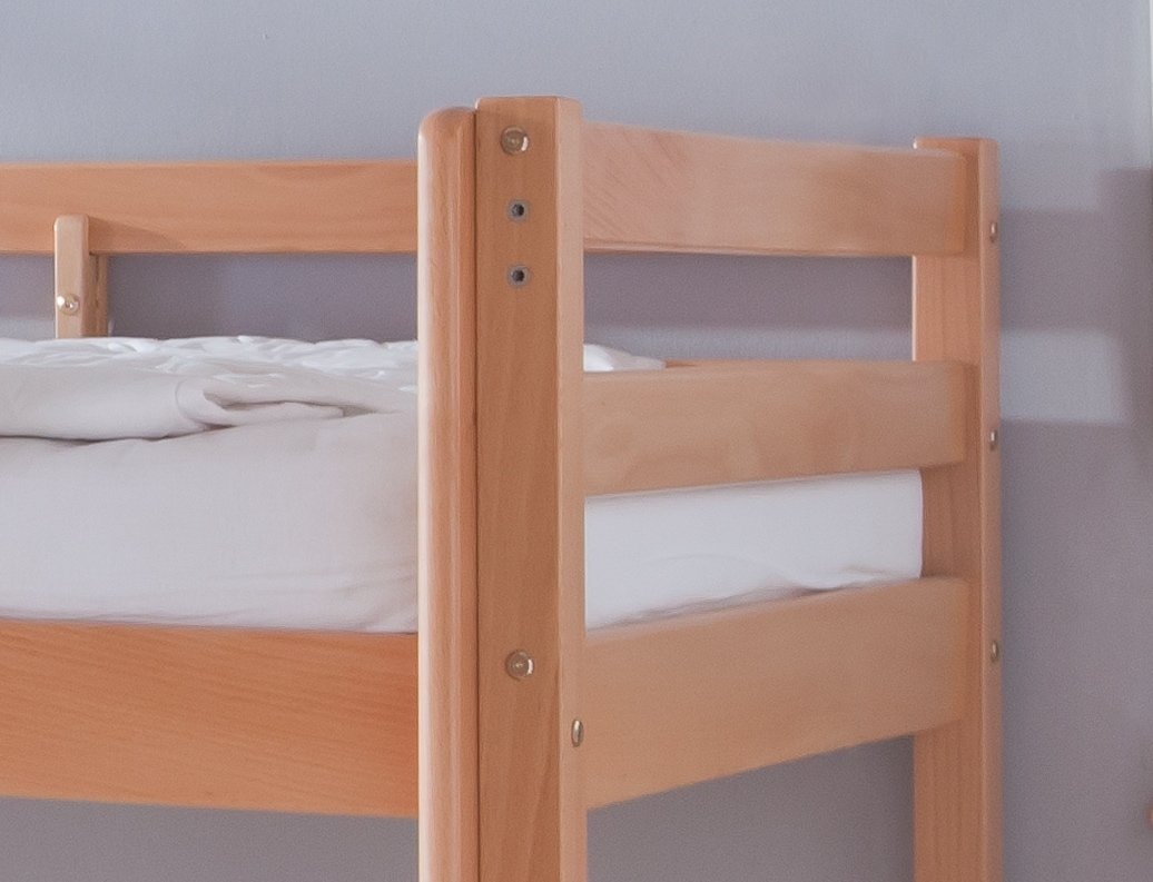 Relita Hochbett »Toby«, wahlweise mit Rolllattenrost, in Buche weiß oder natur lackiert