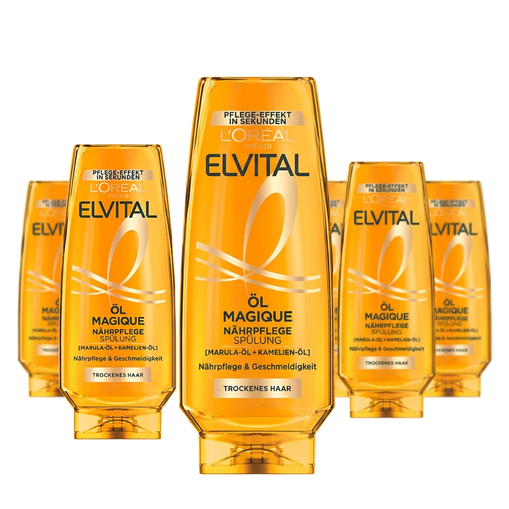 L'ORÉAL PARIS Haarspülung »ELVITAL ÖL MAGIQUE« erleichtert Kämmbarkeit, unglaubliche Leichtigkeit und Seidigkeit.