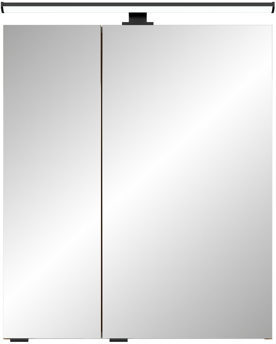 Saphir Spiegelschrank »Quickset 700, 2 Türen, 60cm breit, LED-Aufsatzleuchte«