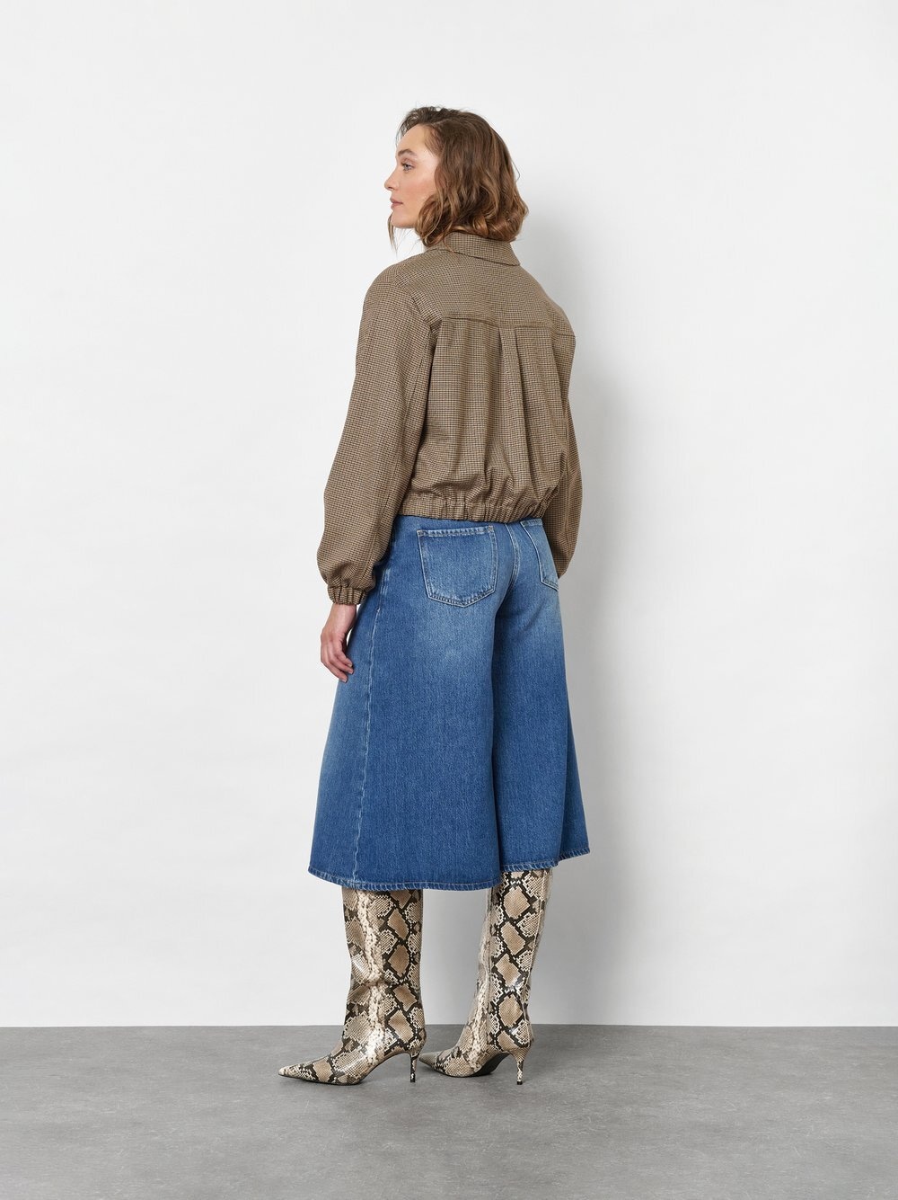 TONI Blusenjacke »Lexi« mit feinem Pepitamuster