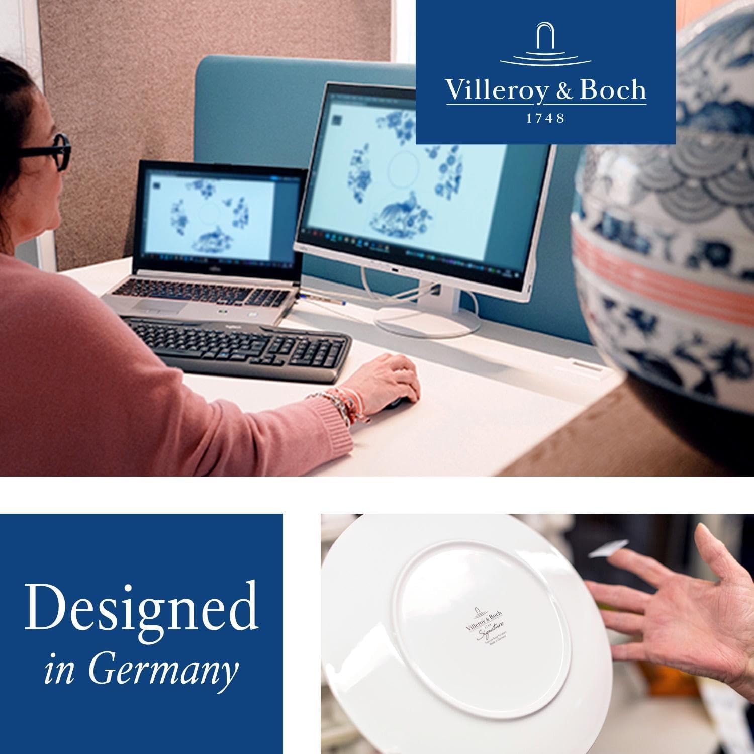 Villeroy & Boch Kindergeschirr-Set »Kindergeschirr-Set Disney Stitch 3er Set bunt« Spülmaschinenfest, Mikrowellensicher