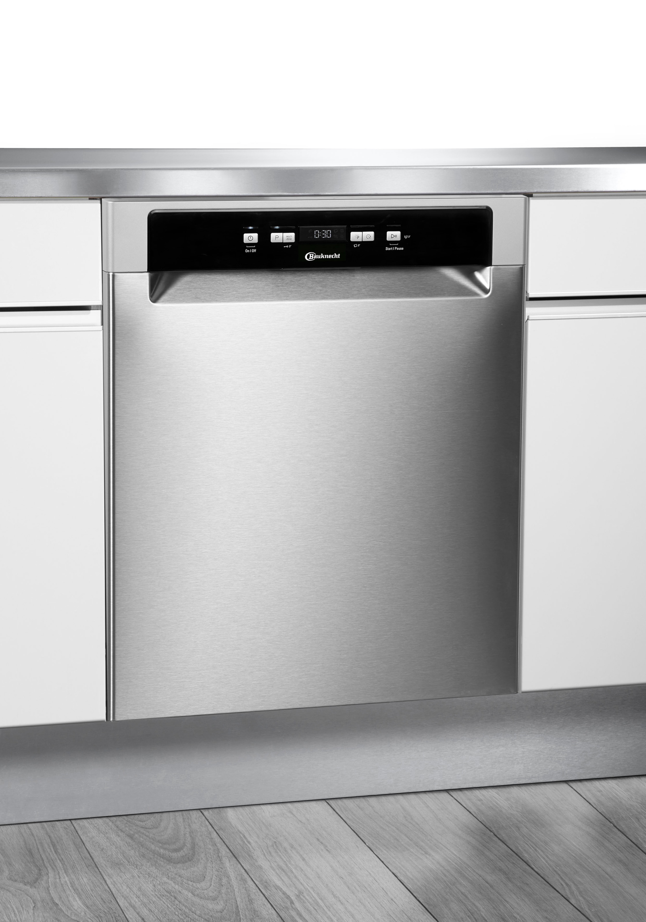 BAUKNECHT Unterbaugeschirrspüler "OBKUC 3C26 F X (2)" 14 Maßgedecke ActiveDry – automatische Türöffnung für perfekt getrocknetes Geschirr