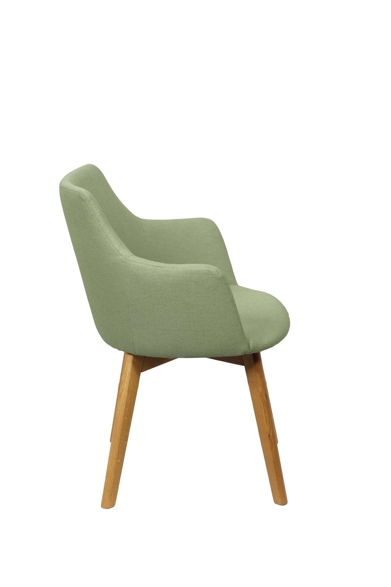 Home affaire Essgruppe »Ena Sitzgruppe für Küche/Esszimmer, Esstisch mit 4 Polsterstühlen 5tlg«, (Set, 5 tlg., 5-tlg), Stuhlbeine in Eiche Natur oder Buche Schwarz, Tisch 180 cm, U-Gestell
