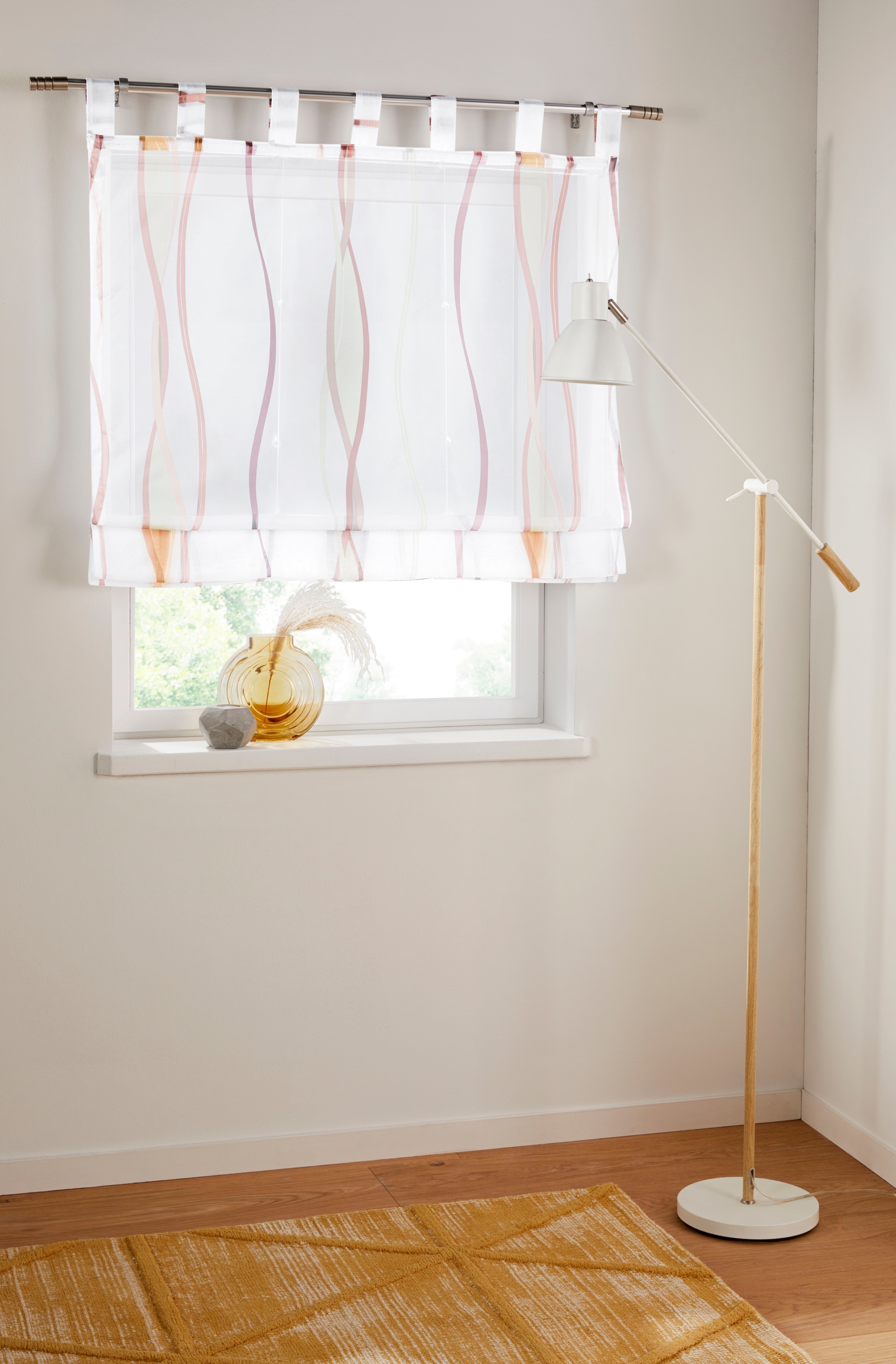 OTTO home Raffrollo "Dimona" mit Schlaufen Transparent, Voile, Polyester