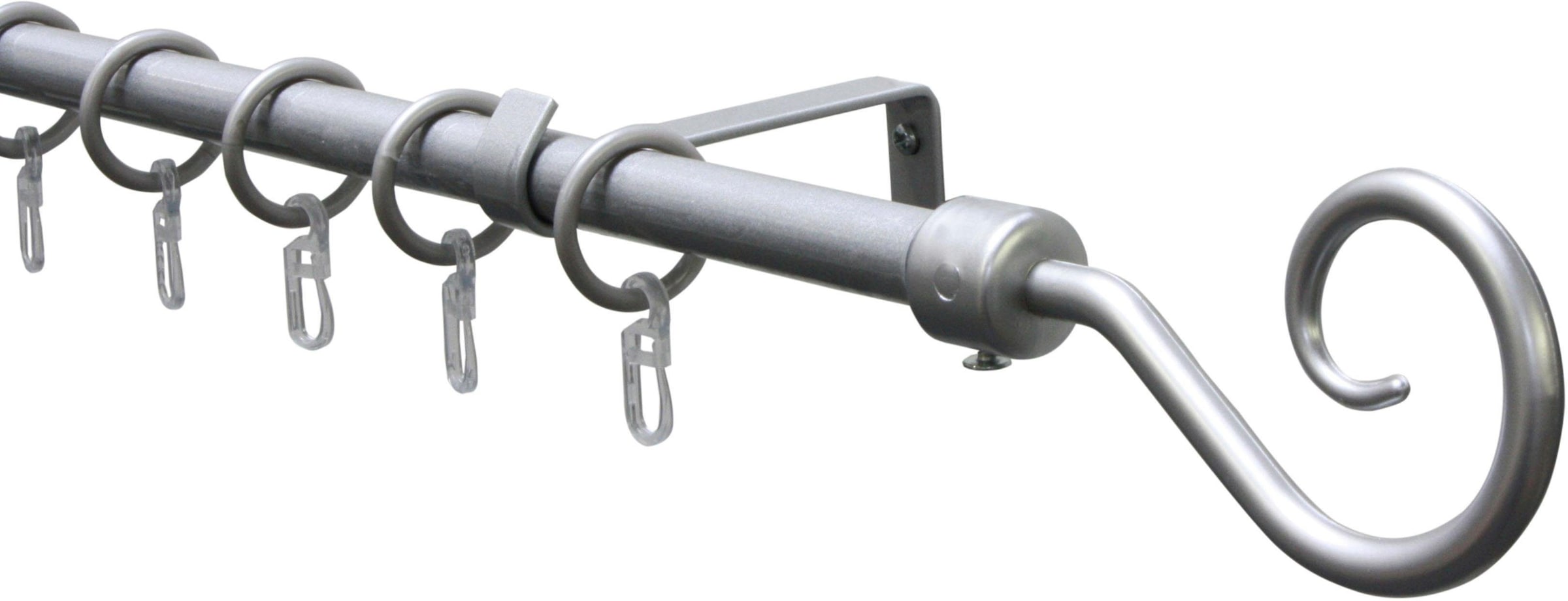 GARDINIA Gardinenstange "Set Metall" 1 läufig-läufig ausziehbar 1-Lauf