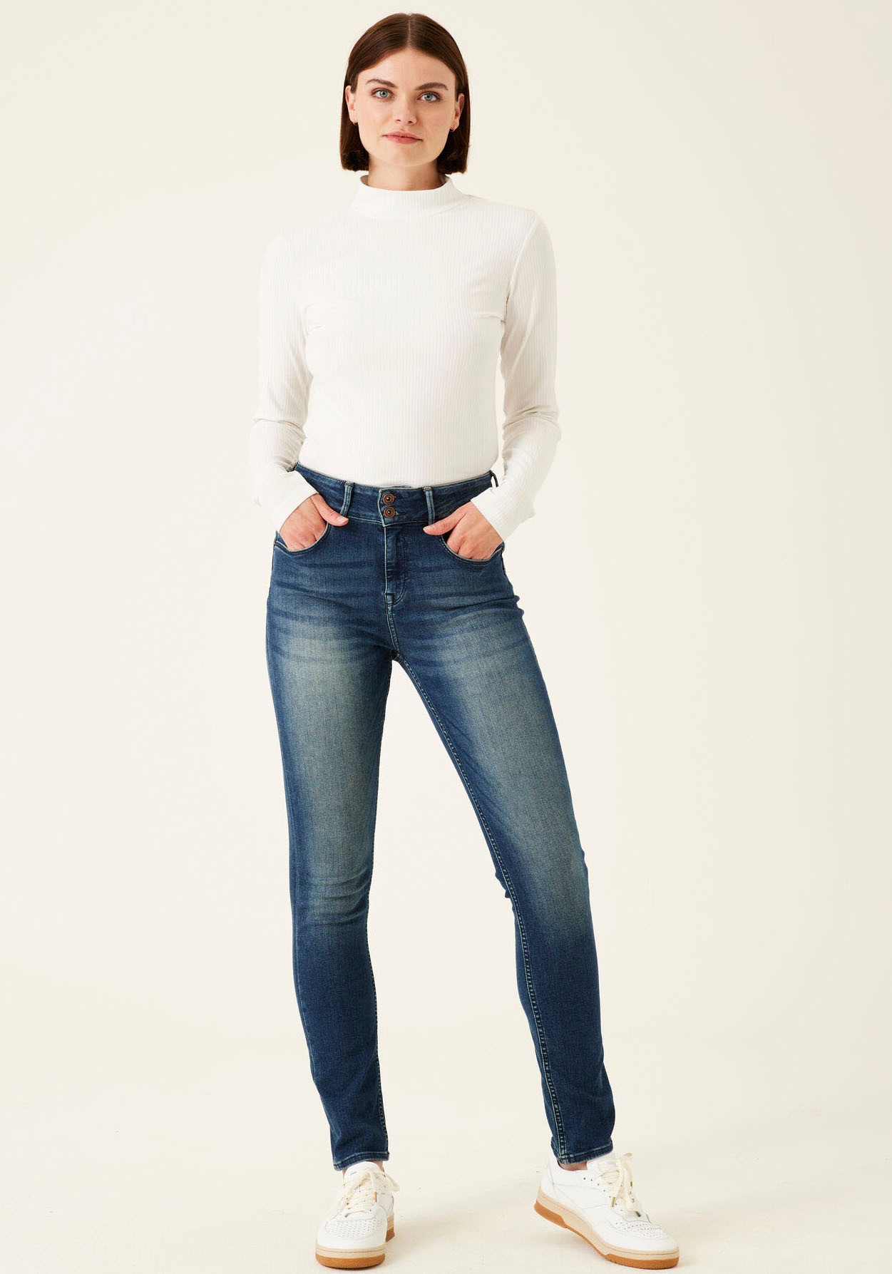 Garcia Slim-fit-Jeans »Caro slim curved«