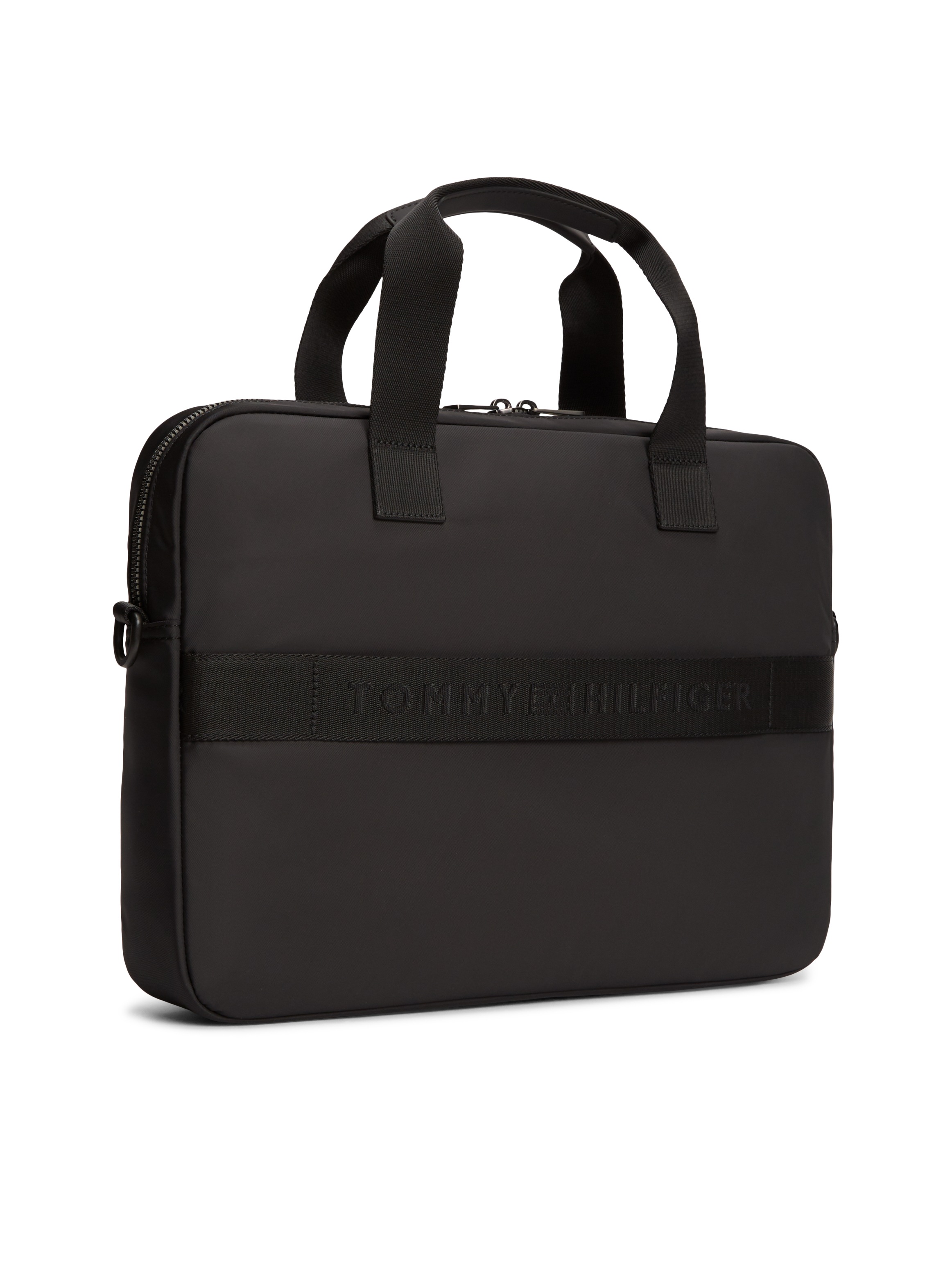 Tommy Hilfiger Laptoptasche »TH REPREVE COMPUTER BAG« Unisex Geschäftstasche, Computertasche mit Logoschriftzug