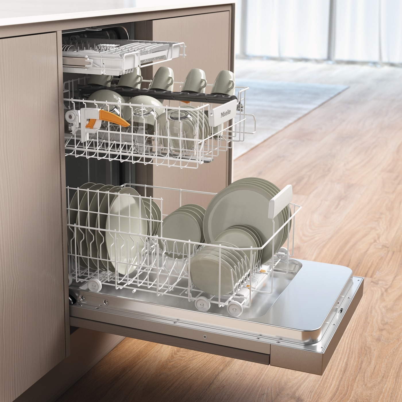 Miele teilintegrierbarer Geschirrspüler »G 5540 SCi SL Active«, 9 Maßgedecke
