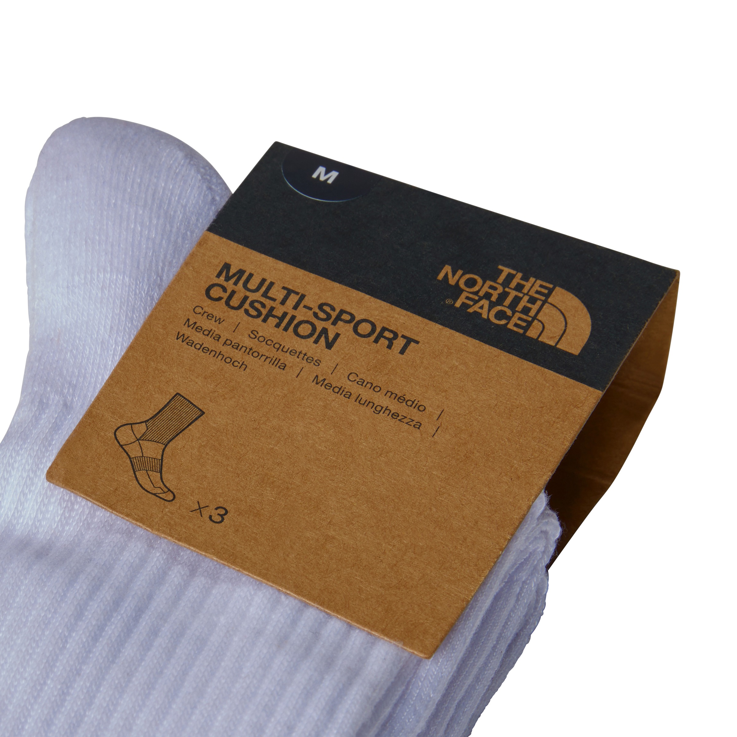 The North Face Sportsocken »MULTI SPORT CUSH CREW SOCK 3P«, (3 Paar)