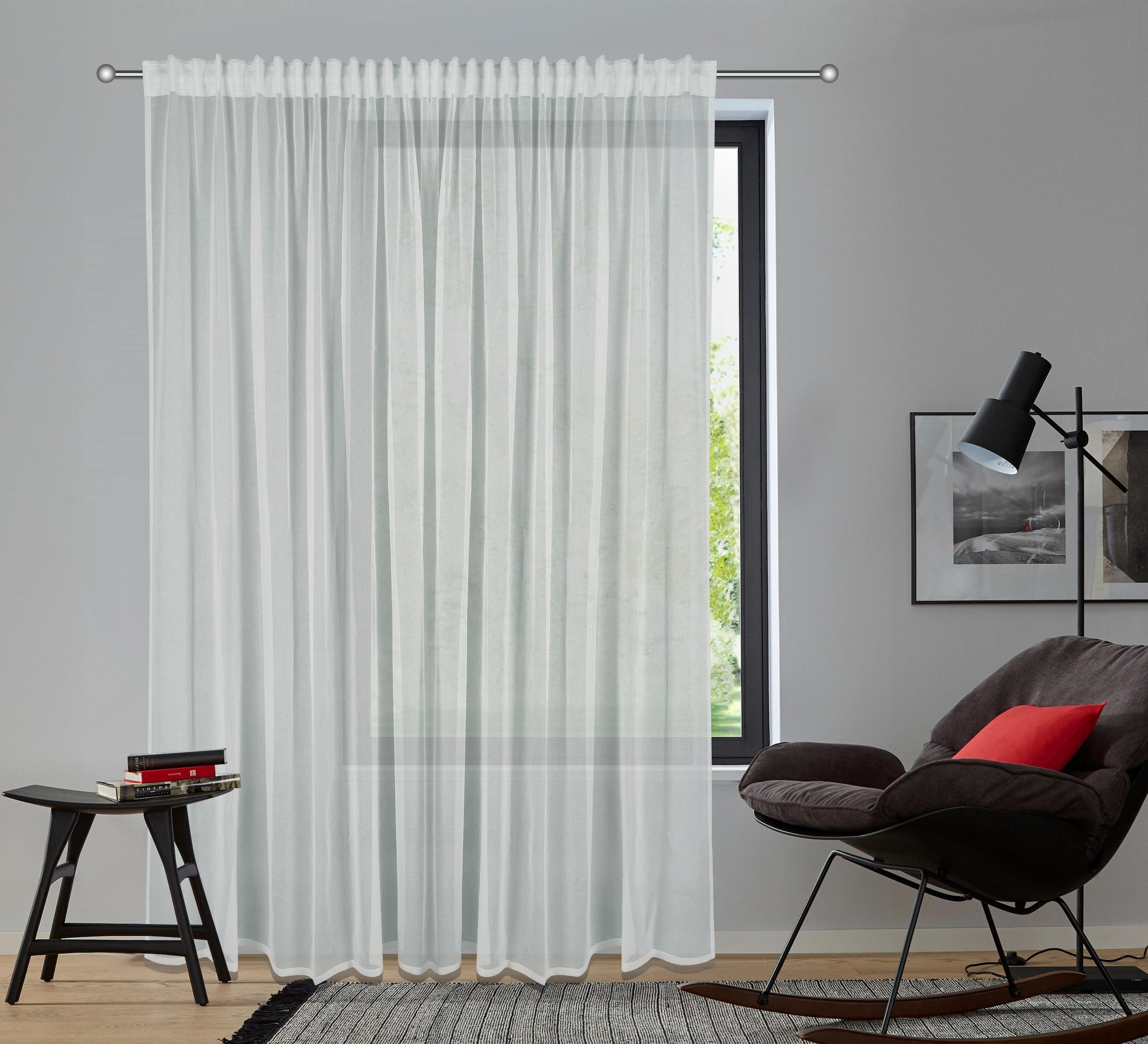 my home Gardine »Dolly« Multifunktionsband 1 Stk. tlg. hellgrau