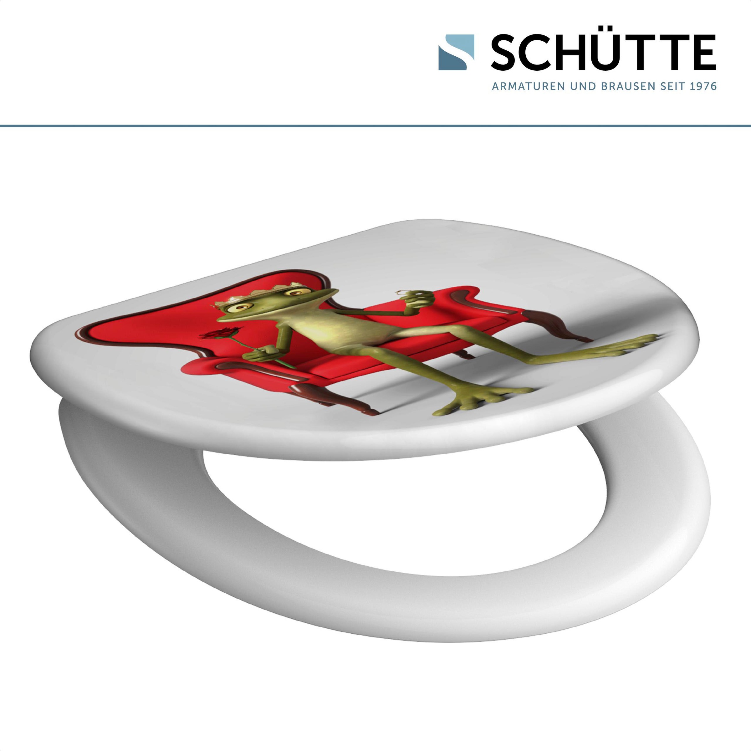 Schütte WC-Sitz »Frog King«, Duroplast, mit Absenkautomatik