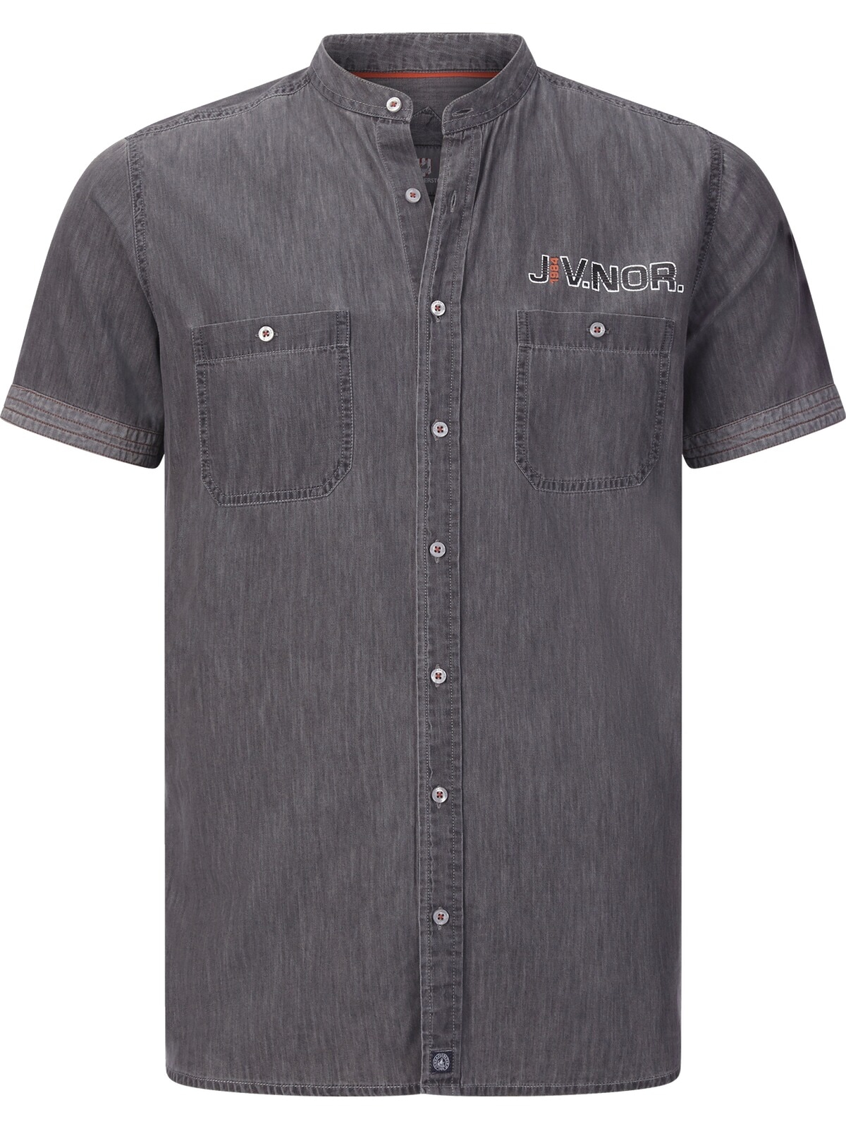 Jan Vanderstorm Kurzarmhemd »Kurzarmhemd LUZZA«, (1 tlg.), im Jeans-Look