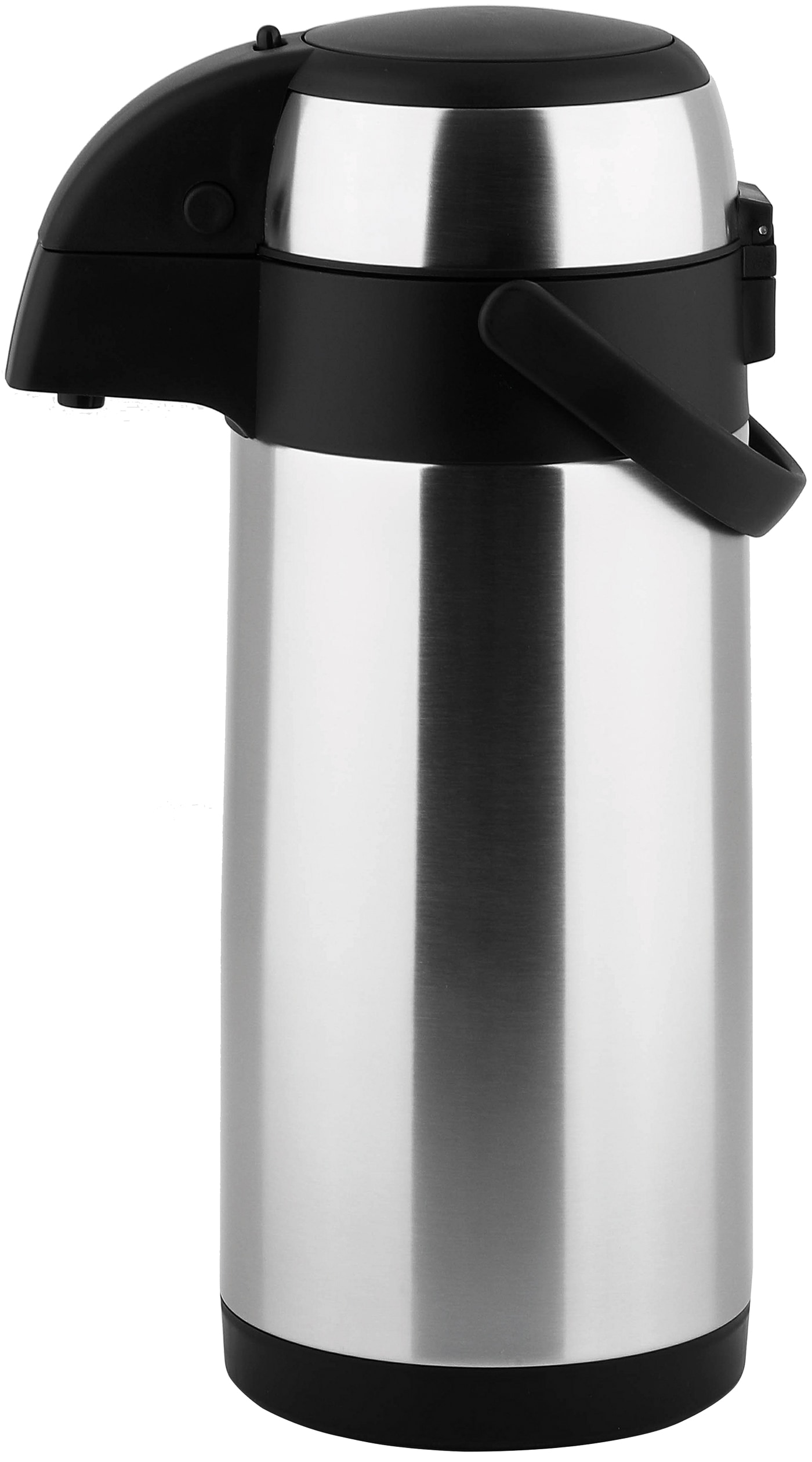 CS Koch-Systeme Pump-Isolierkanne »PASSAU, doppelwandiger Edelstahl« 3 l 1 Stk. tlg. mit tropffreiem Ausguss für sauberes und präzises Einschenken