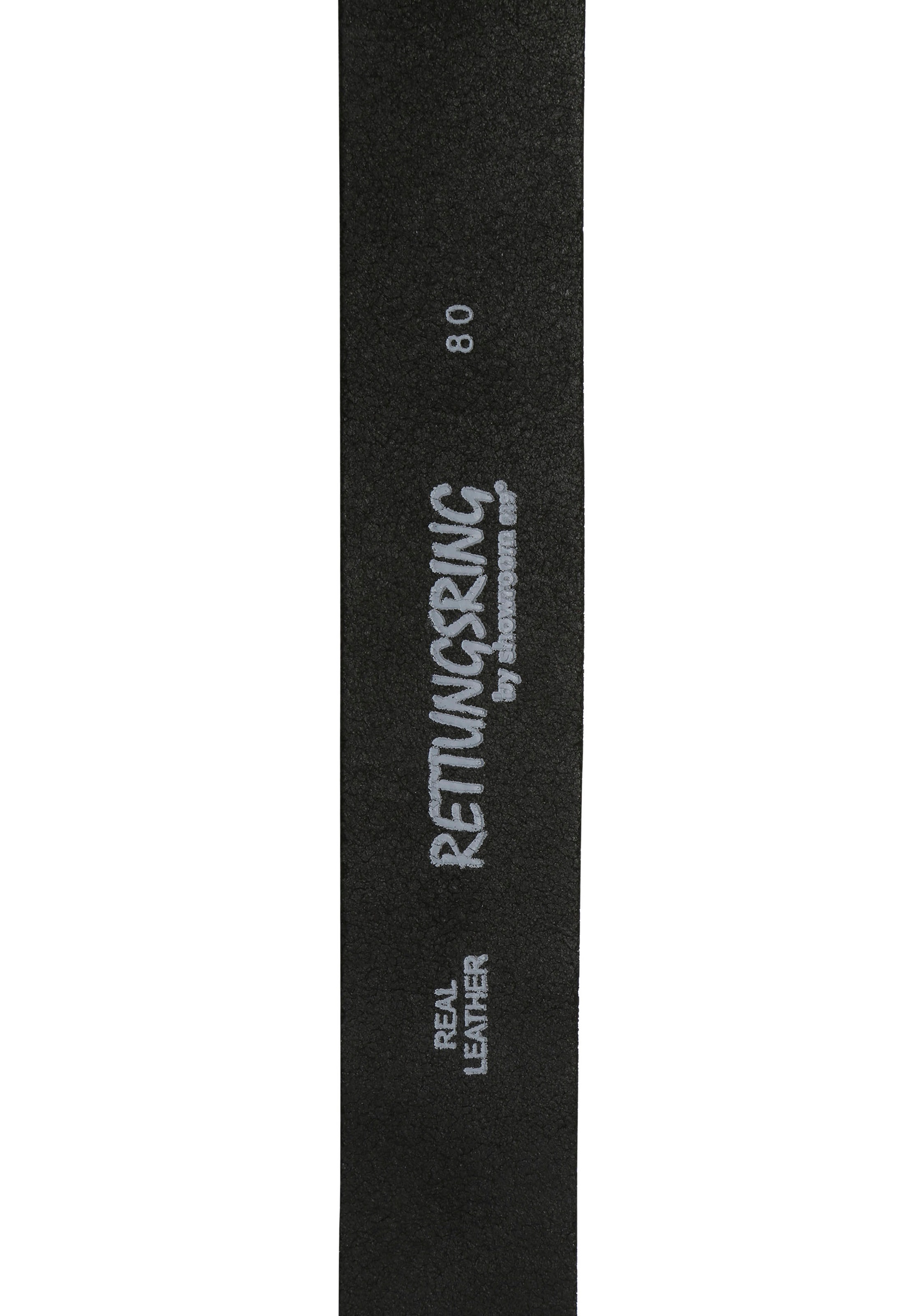 Rettungsring Gürtel Ledergürtel Schließe »Grömitz Schwarz Satiniert Mit Swarovski-Kristall Veredelt«