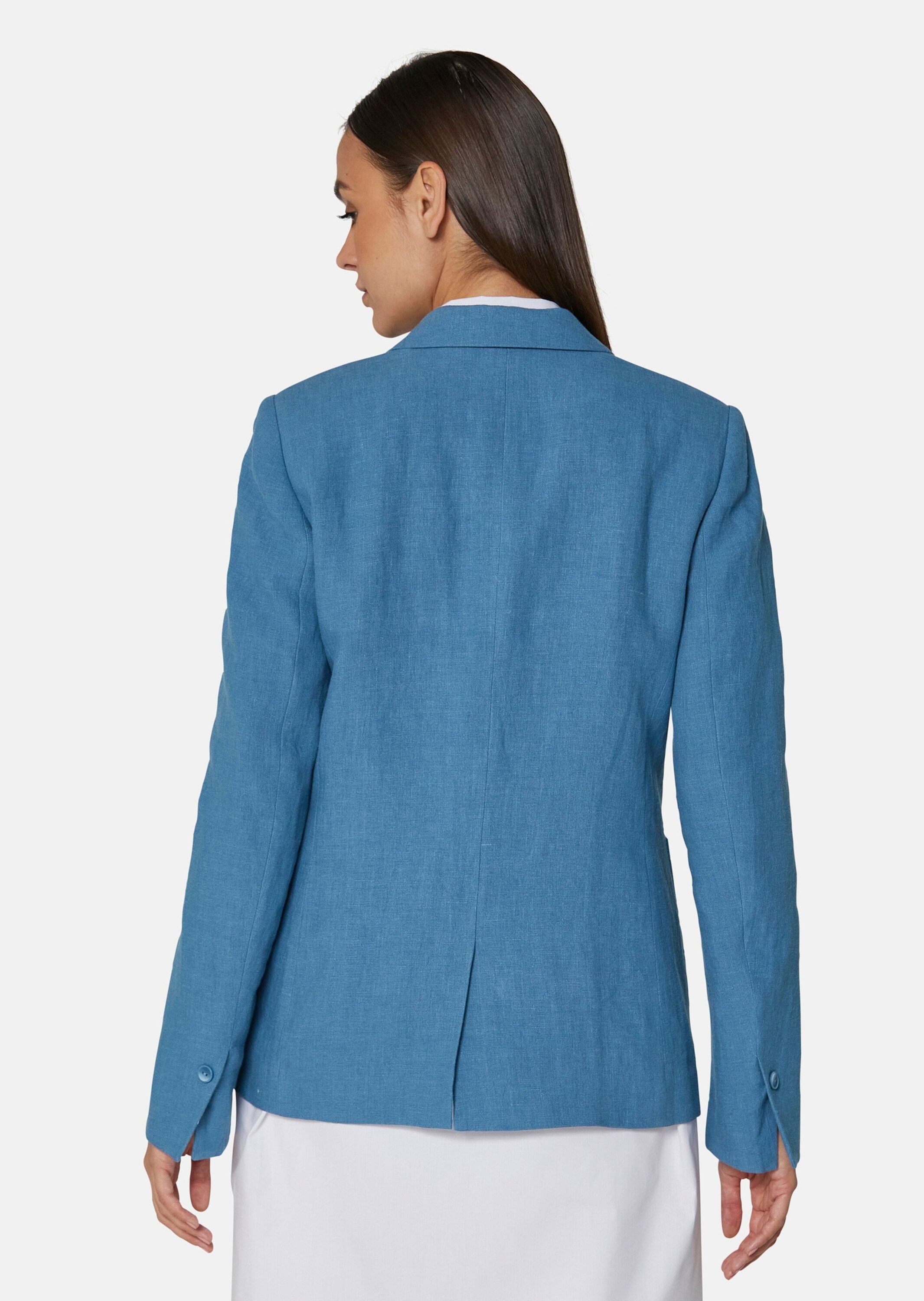 MADELEINE Jackenblazer »Leinenblazer Leinenblazer in Boxy-Form«