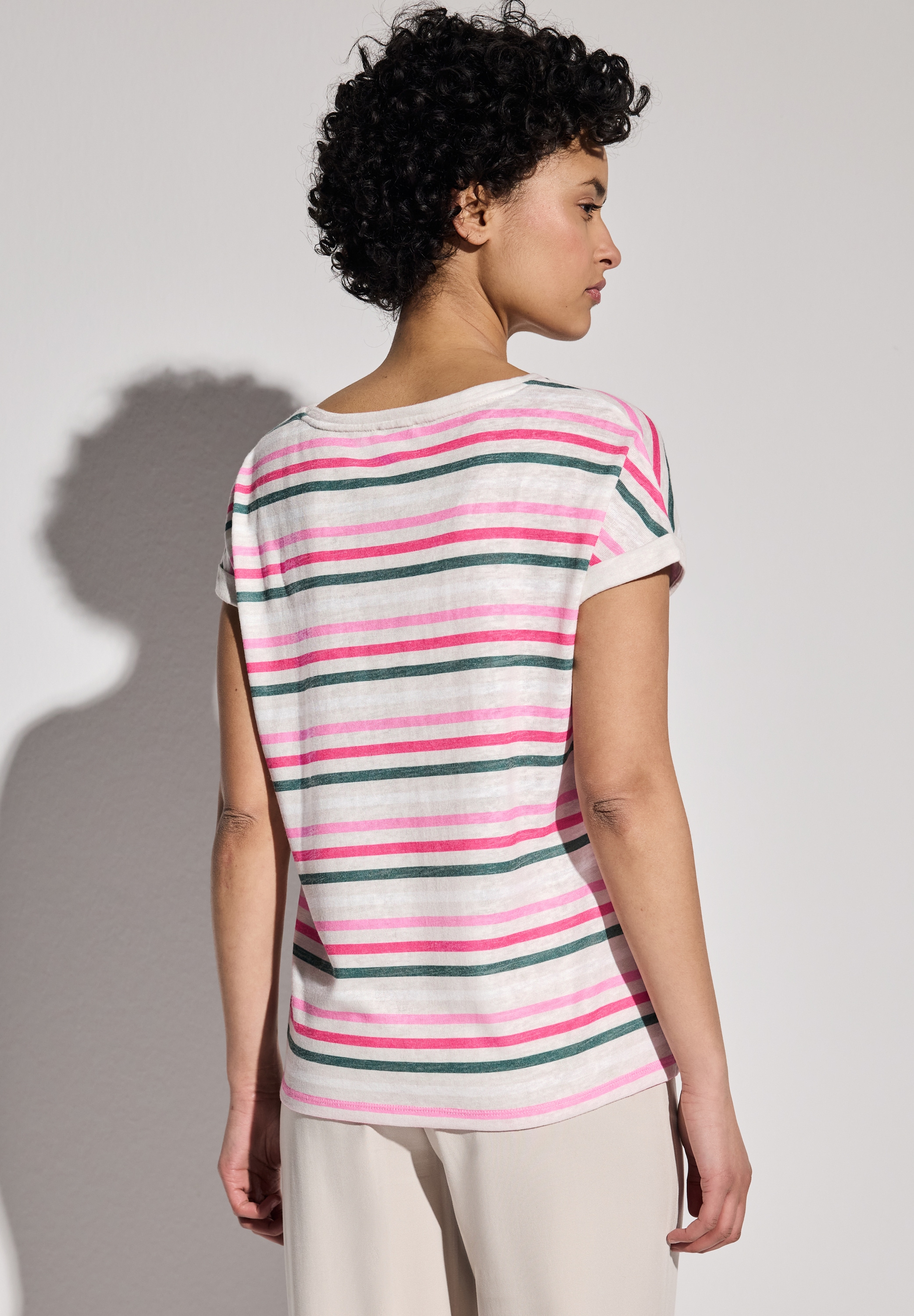 STREET ONE Shirttop, mit Streifenmuster