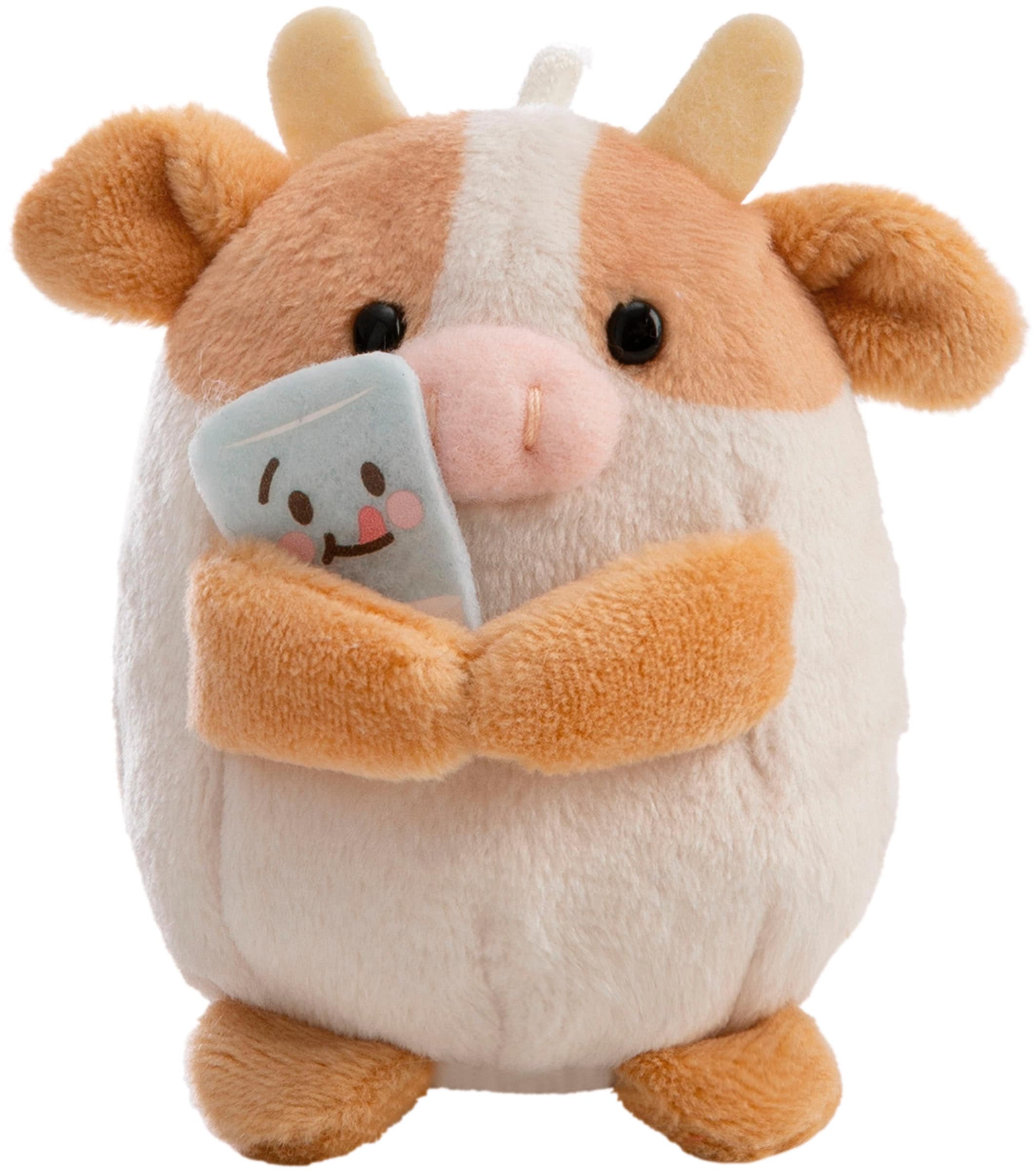 Nici Kuscheltier »mymochi, Set Kuh Moono 8cm mit Milchglas & Milchtüte Kostüm« in Geschenkbox