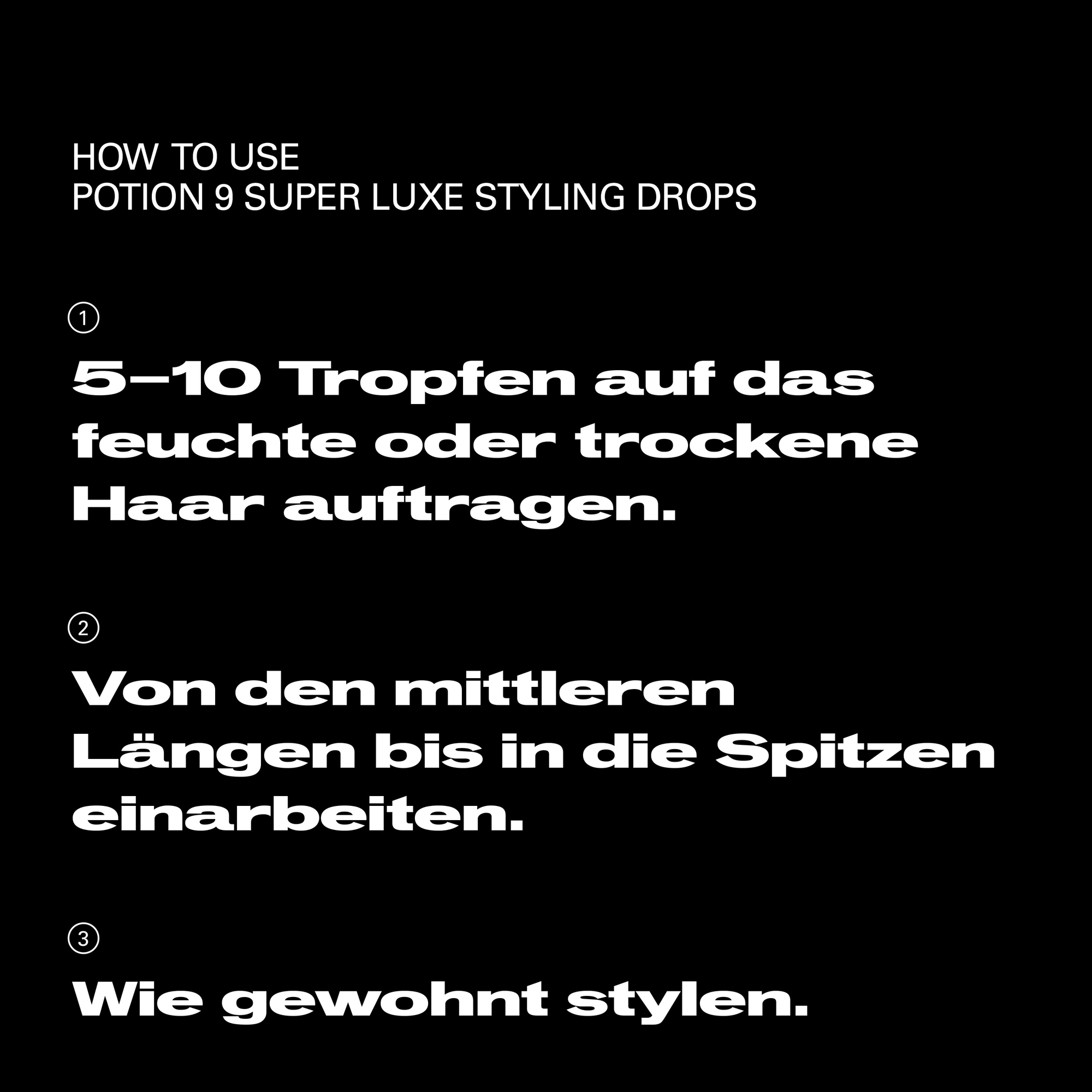 Sebastian Professional Haarfluid »Potion 9 Drops« für geschädigtes, glanzloses, trockenes und widerspenstiges Haar