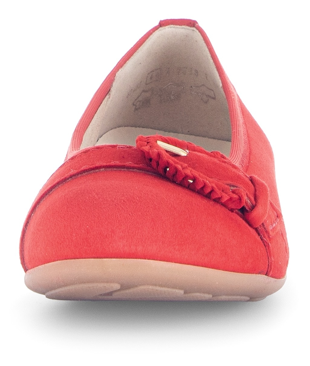Gabor Ballerina »FLORENZ«, Blockabsatz, Businessschuh, Komfortschuh mit Elastikeinfass, Weite G