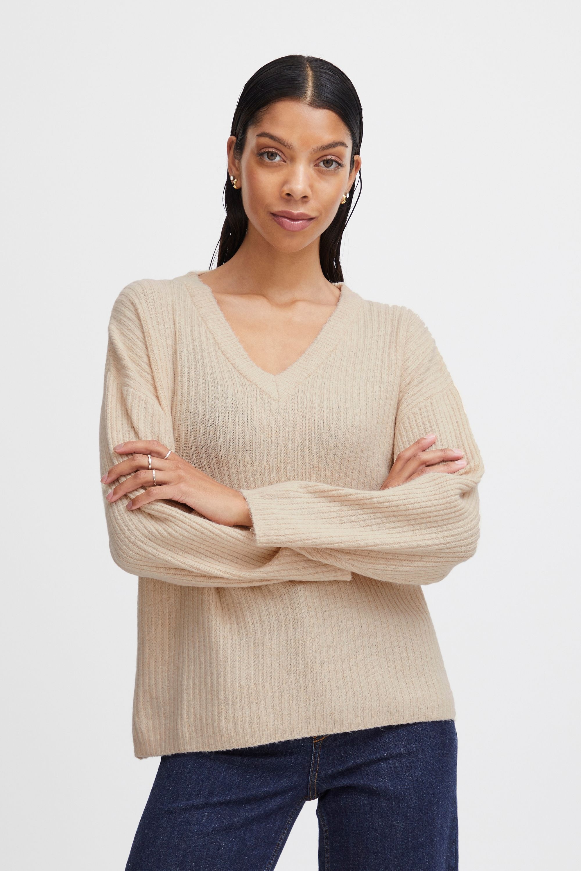 b.young Strickfleece-Pullover »Strickpullover BYOnema«