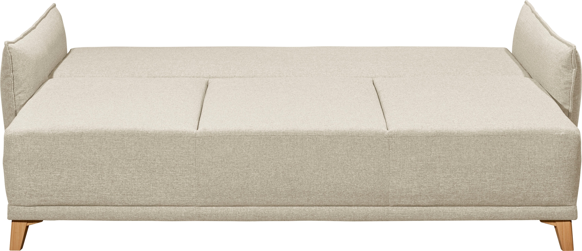 ED EXCITING DESIGN Schlafsofa »Pamplona«, mit Bettkasten & Zierkissen