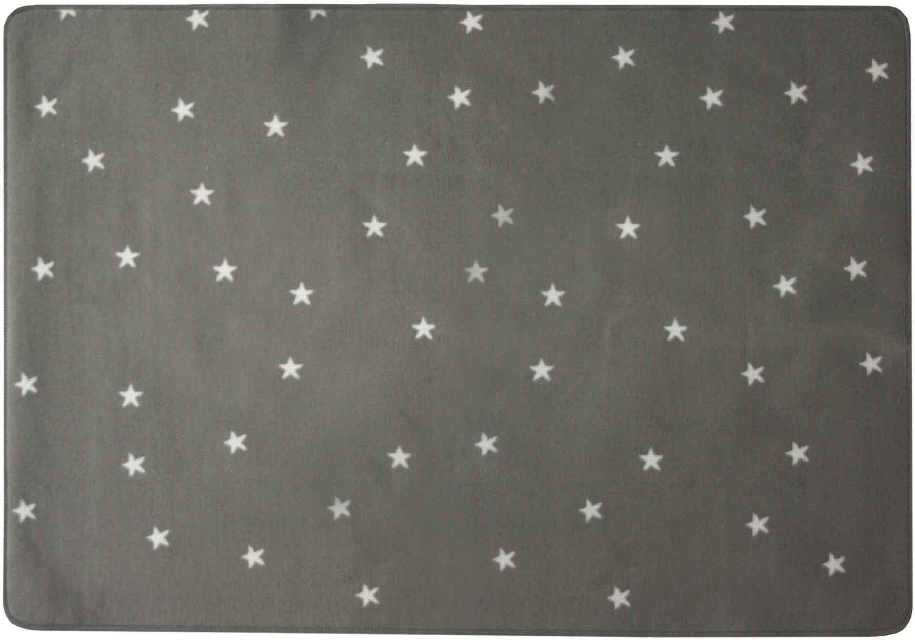 Primaflor-Ideen in Textil Kinderteppich »STELLA, Made in Belgium« rechteckig 5 mm Höhe Motiv Sterne, Kinderzimmer